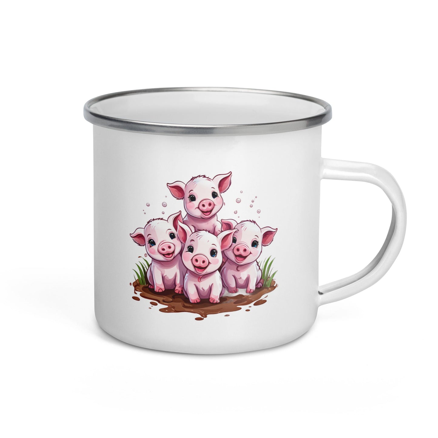 Piglets Enamel Mug (12 oz) - Mugs - Discovery Co.