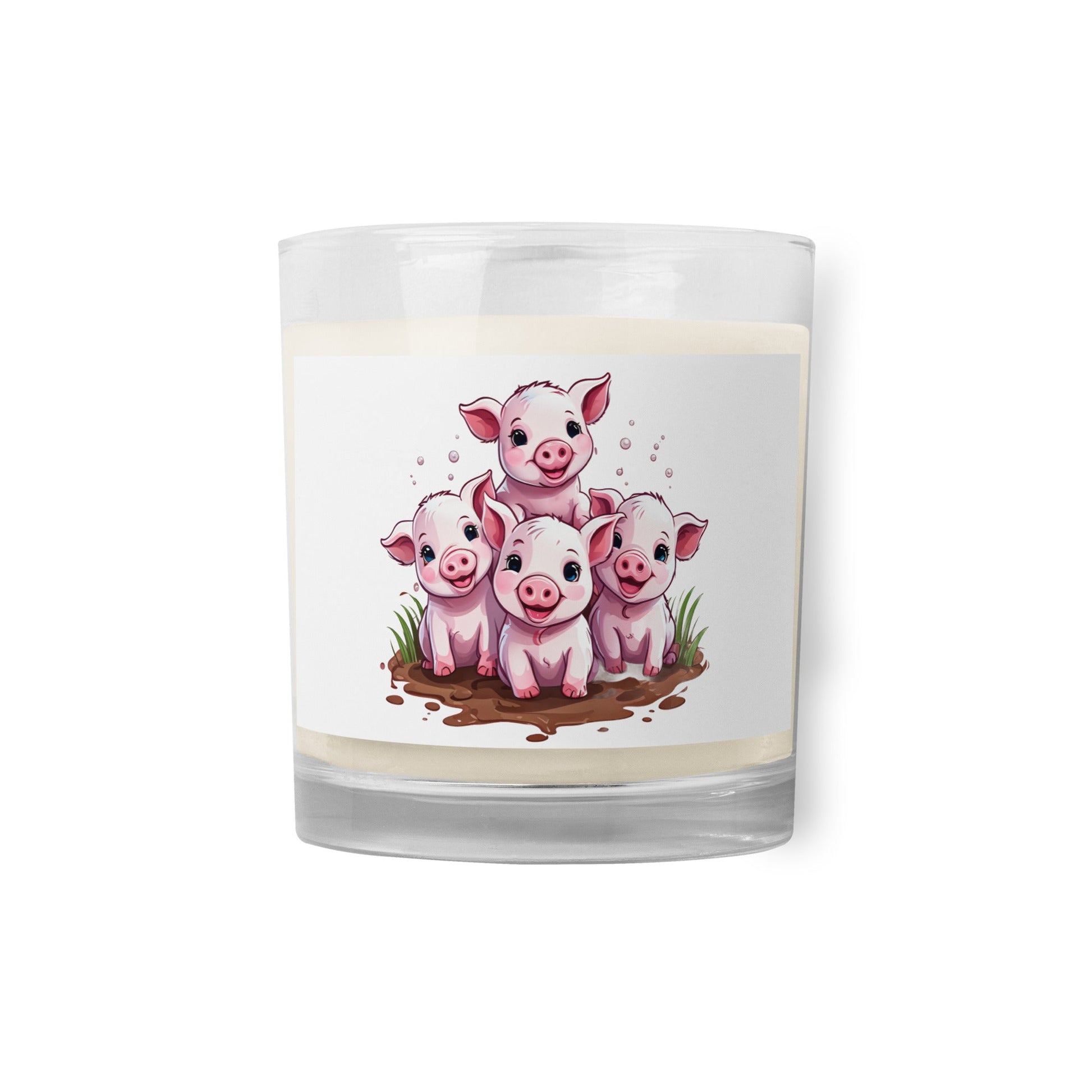 Piglets Glass Jar Soy Wax Candle - Candles - Discovery Co.