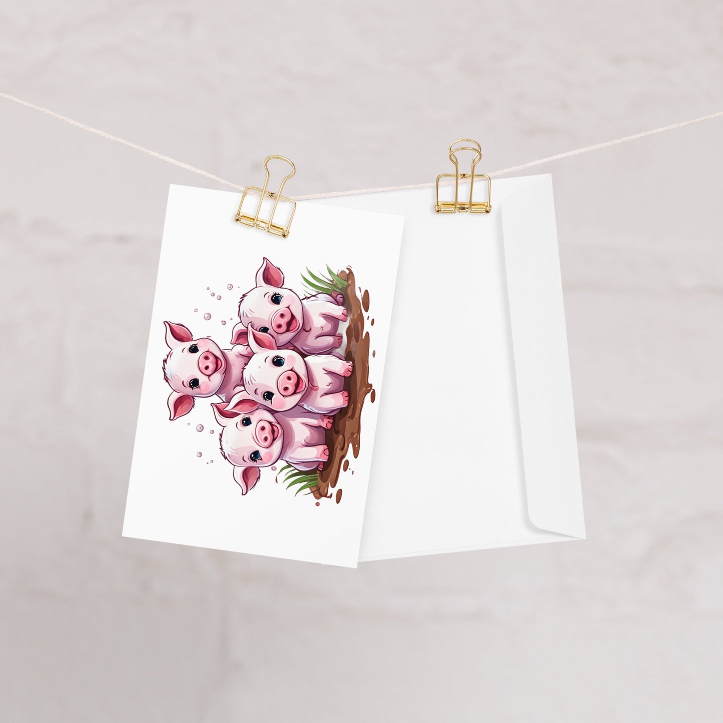 Piglets Greeting Card - Greeting Card - Discovery Co.