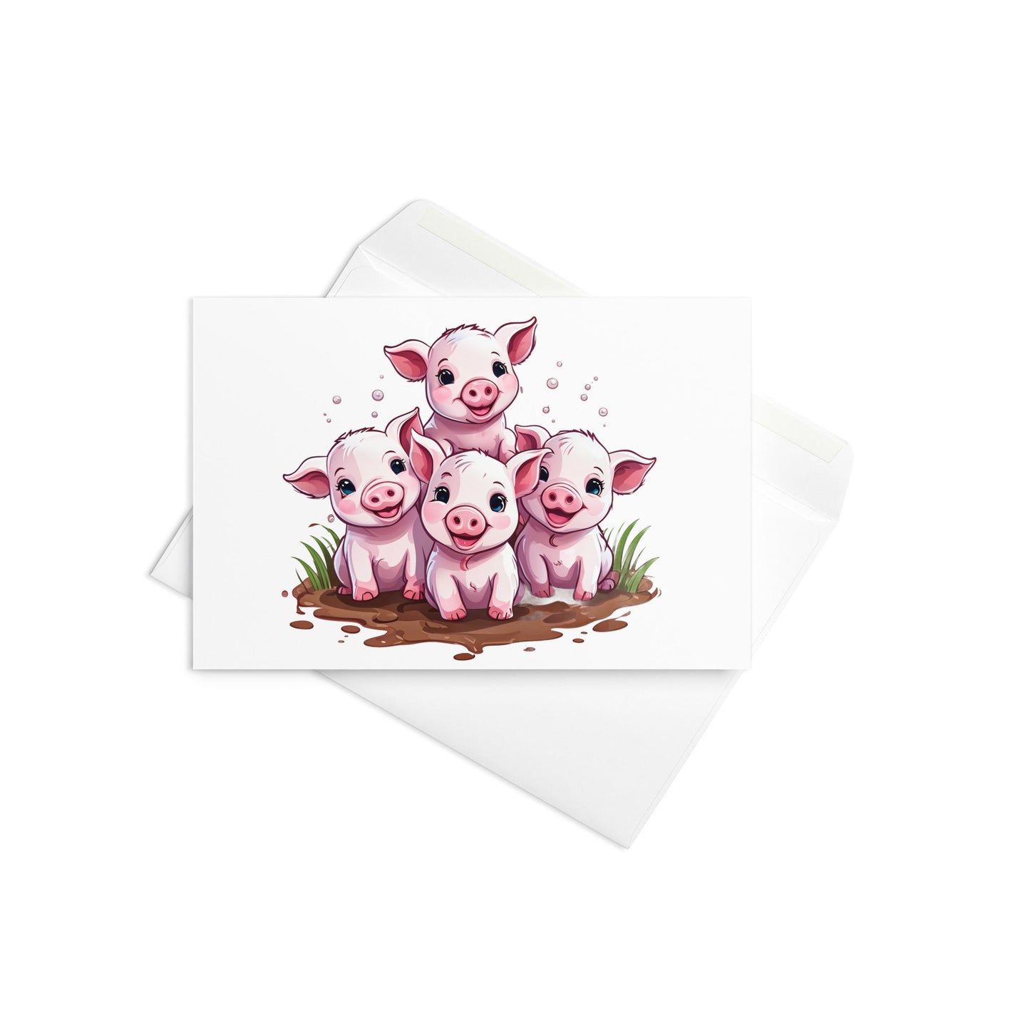 Piglets Greeting Card - Greeting Card - Discovery Co.