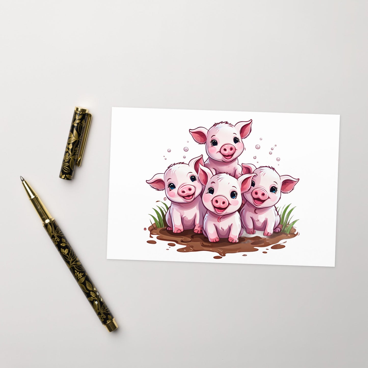 Piglets Greeting Card - Greeting Card - Discovery Co.