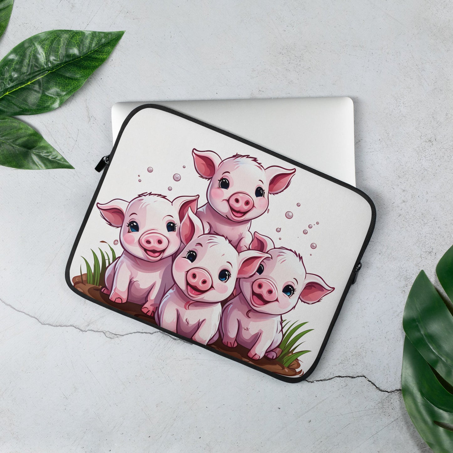 Piglets Laptop Sleeve - Laptop Cases - Discovery Co.