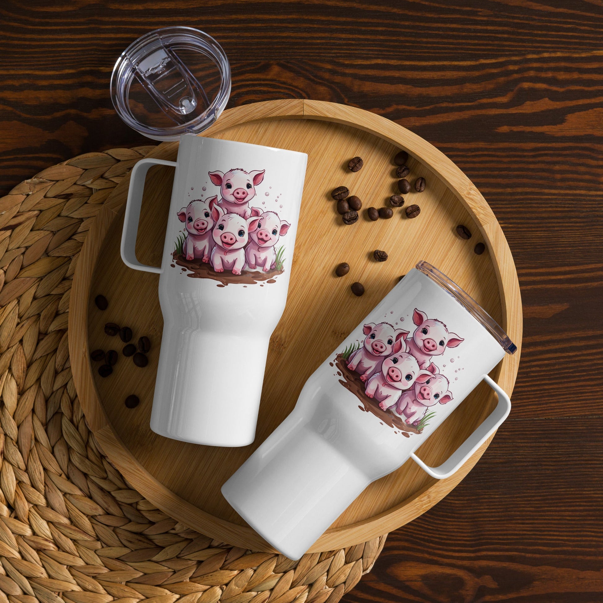 Piglets Stainless Steel Travel Mug (25 oz and 40 oz) - Travel Mug - Discovery Co.