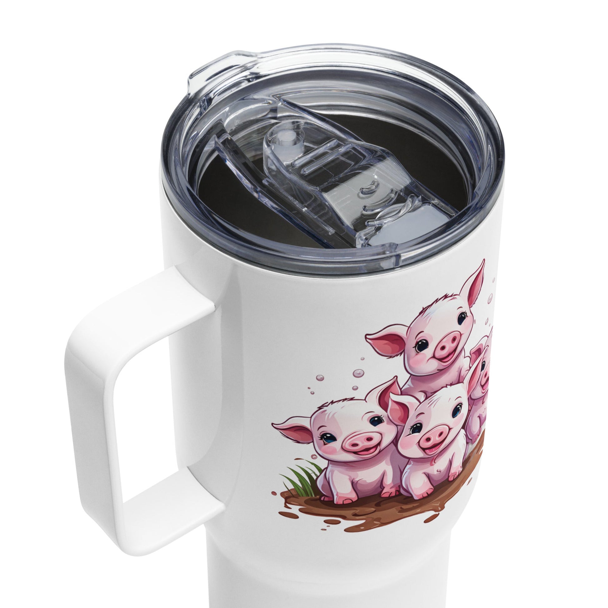 Piglets Stainless Steel Travel Mug (25 oz) - Travel Mug - Discovery Co.