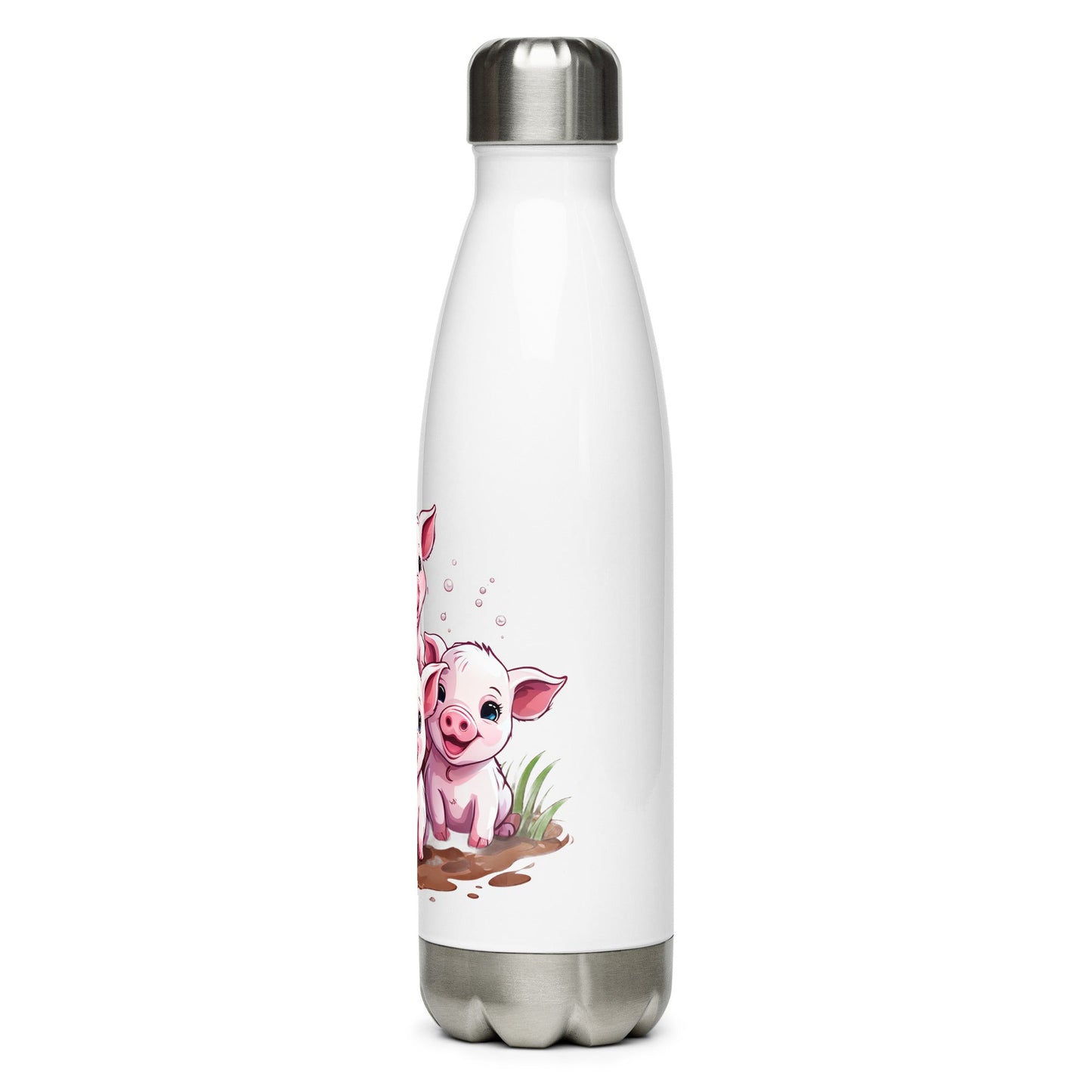 Piglets Stainless Steel Water Bottle - Stainless Steel Water Bottle - Discovery Co.