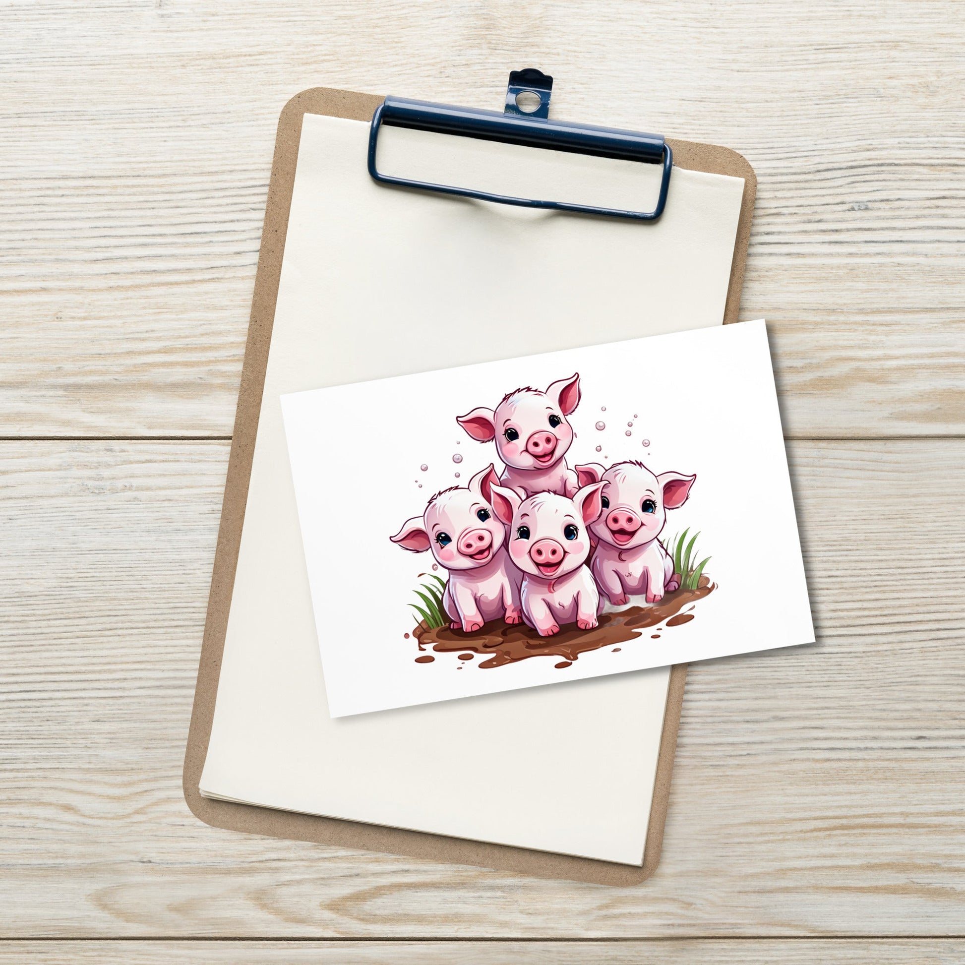 Piglets Standard Postcard - Post Cards - Discovery Co.