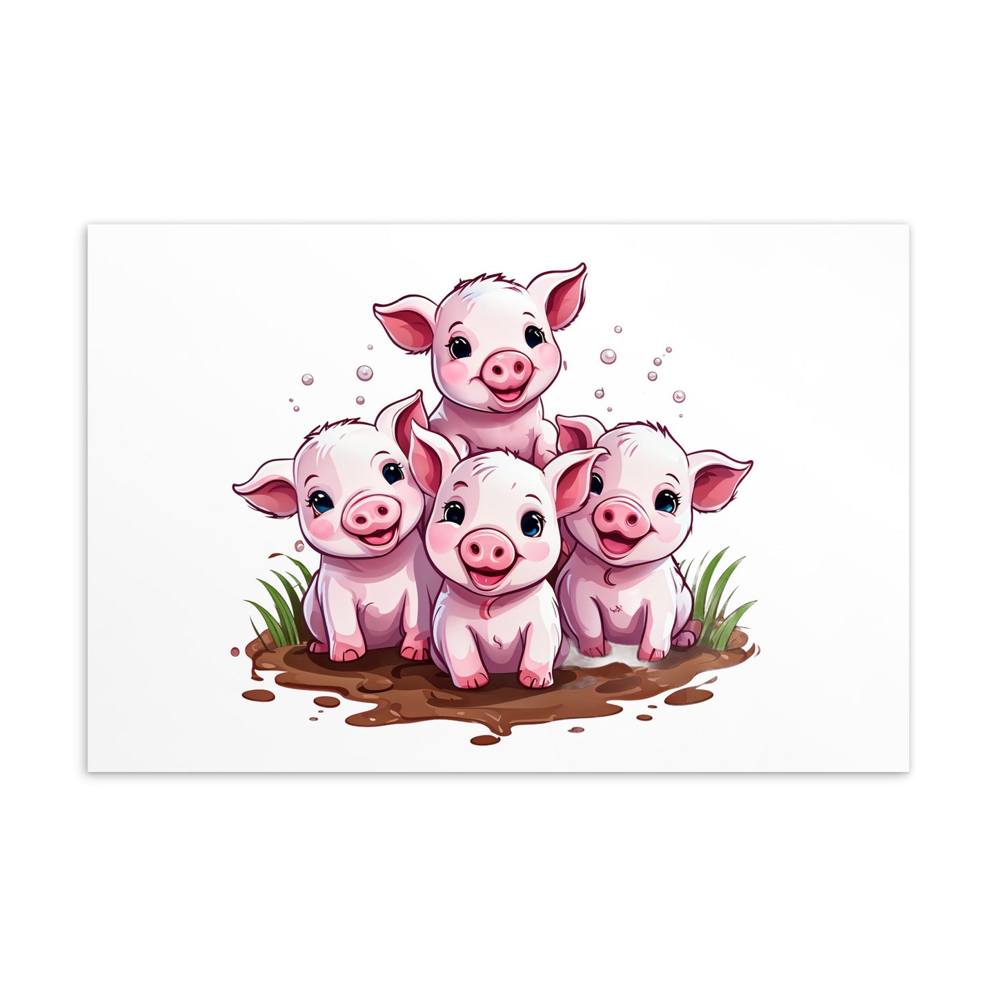 Piglets Standard Postcard - Post Cards - Discovery Co.