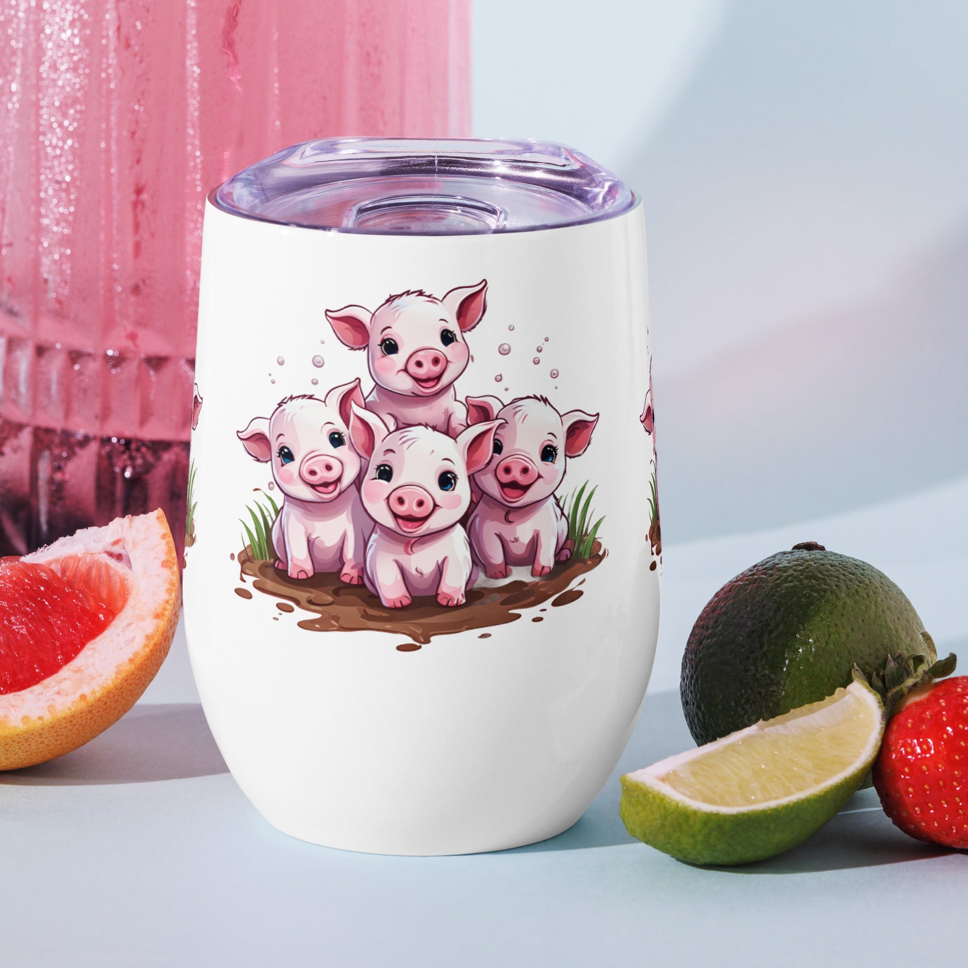 Piglets Wine Tumbler - Tumblers - Discovery Co.