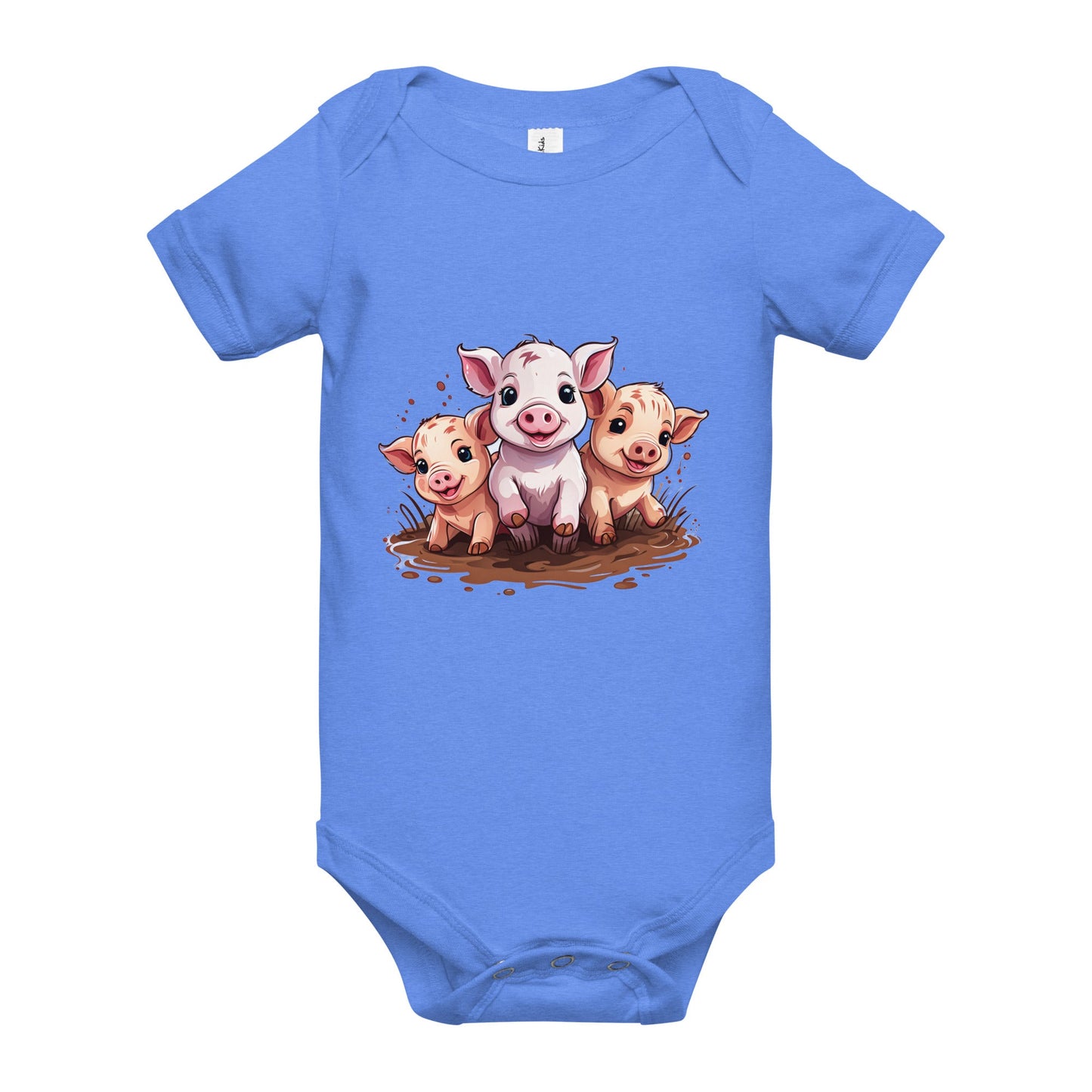 Pigs Baby Short Sleeve One Piece - Baby & Toddler Apparel - Discovery Co.