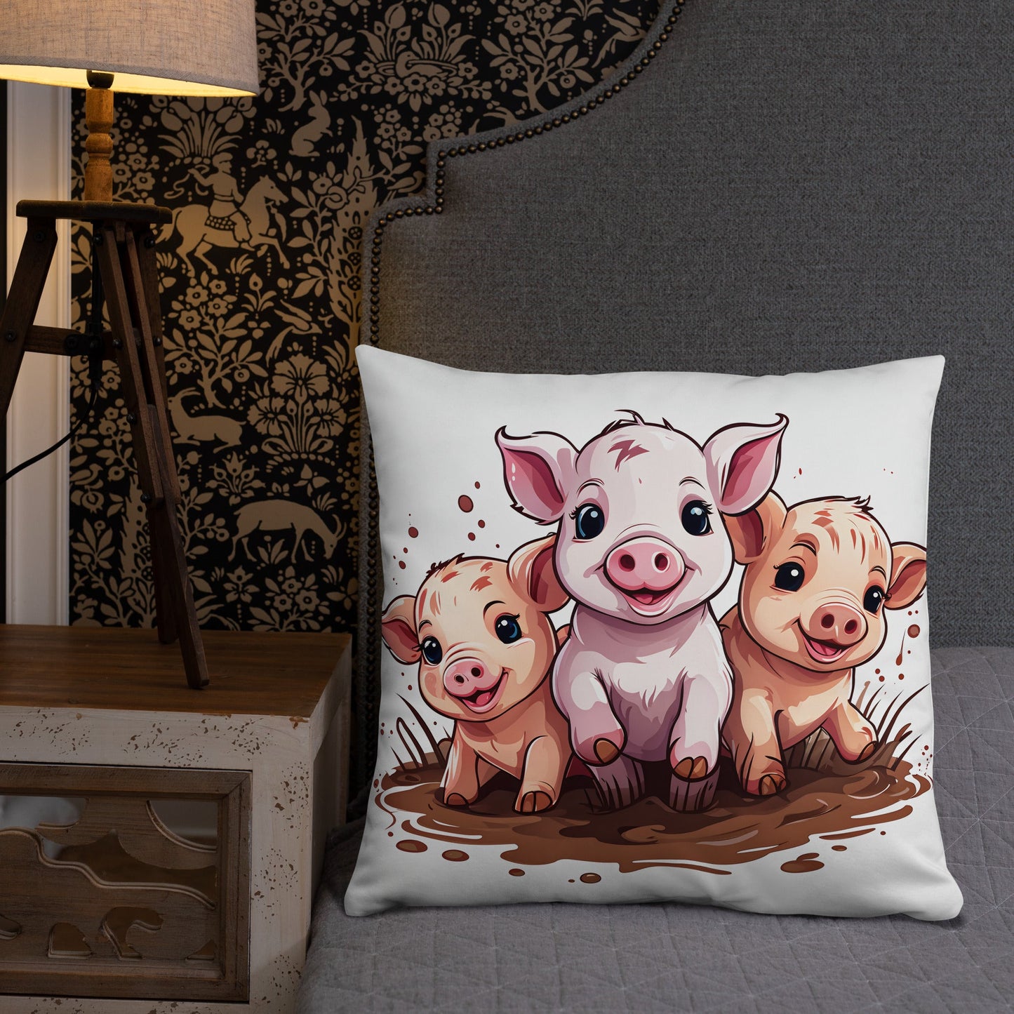 Pigs Basic Pillow - Pillows - Discovery Co.