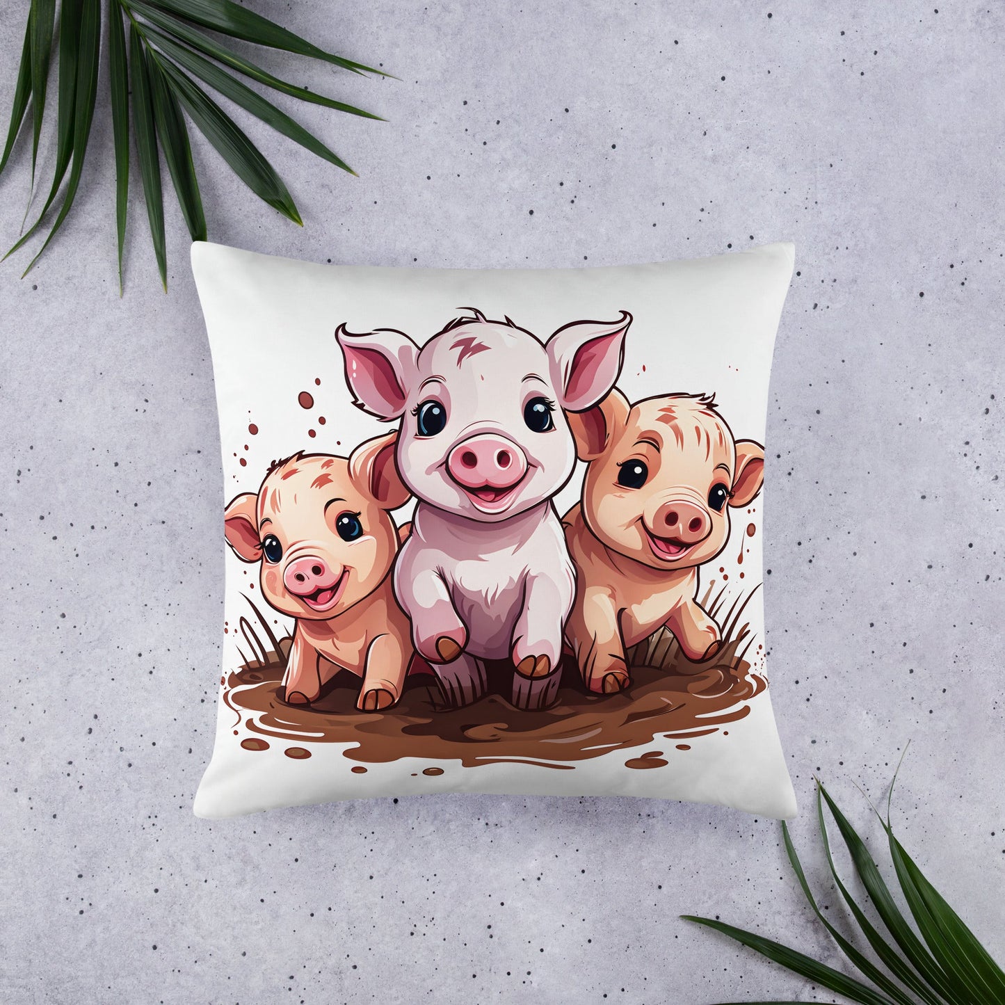 Pigs Basic Pillow - Pillows - Discovery Co.