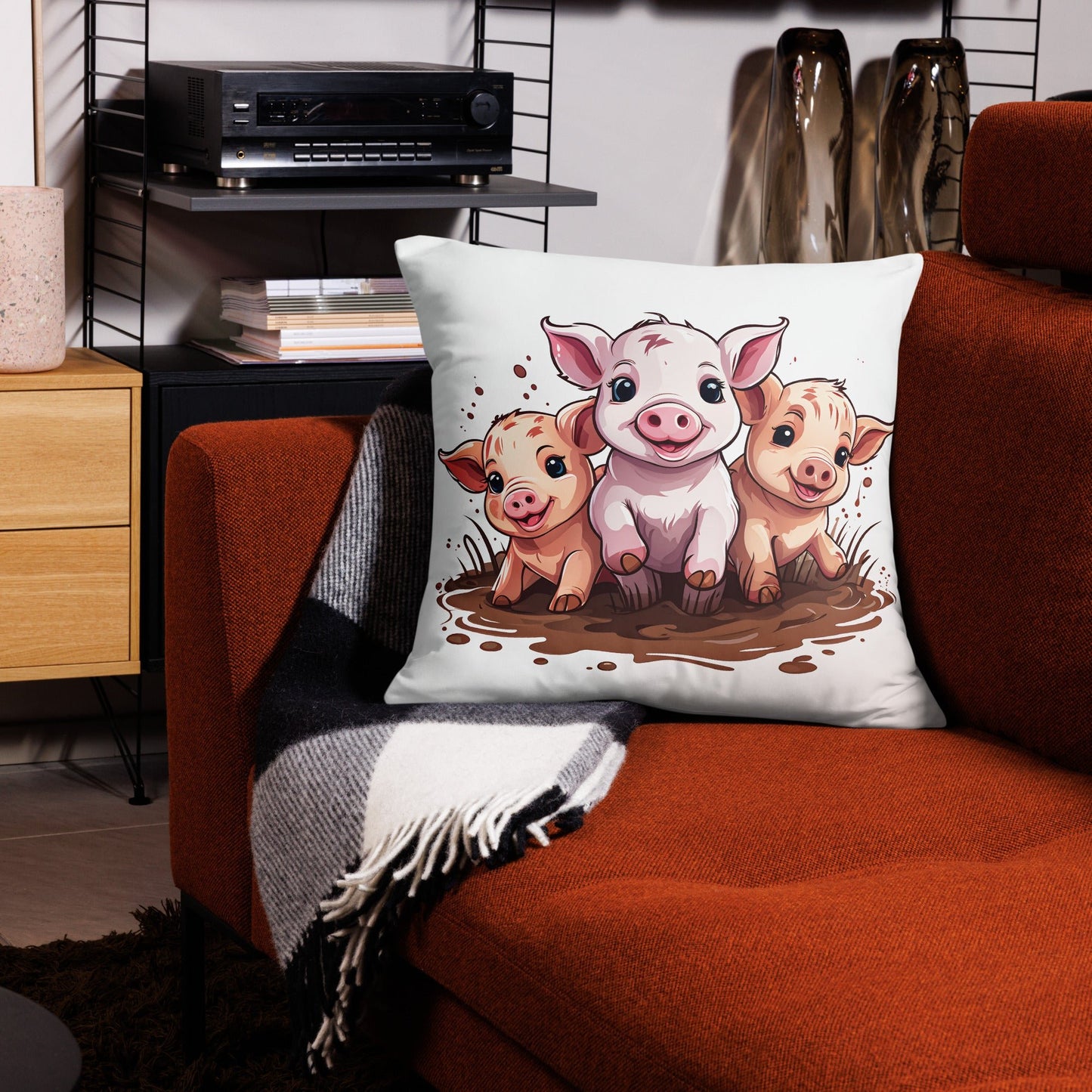 Pigs Basic Pillow - Pillows - Discovery Co.