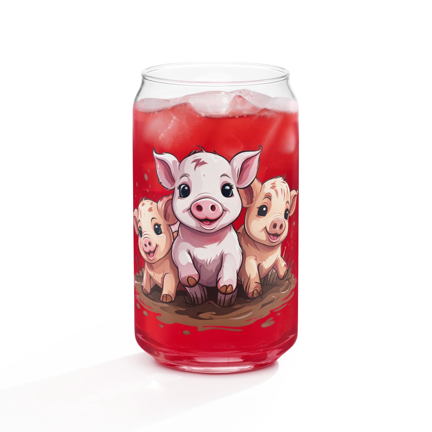 Pigs Can - Shaped Glass - Can - Shaped Glass - Discovery Co.