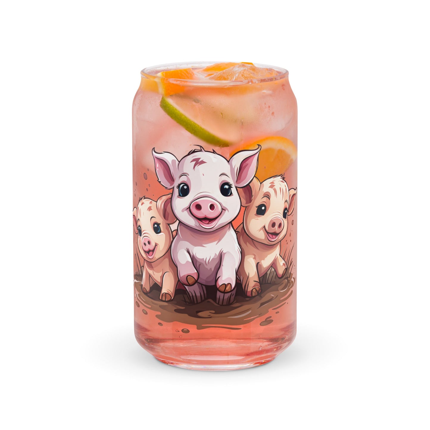 Pigs Can - Shaped Glass - Can - Shaped Glass - Discovery Co.