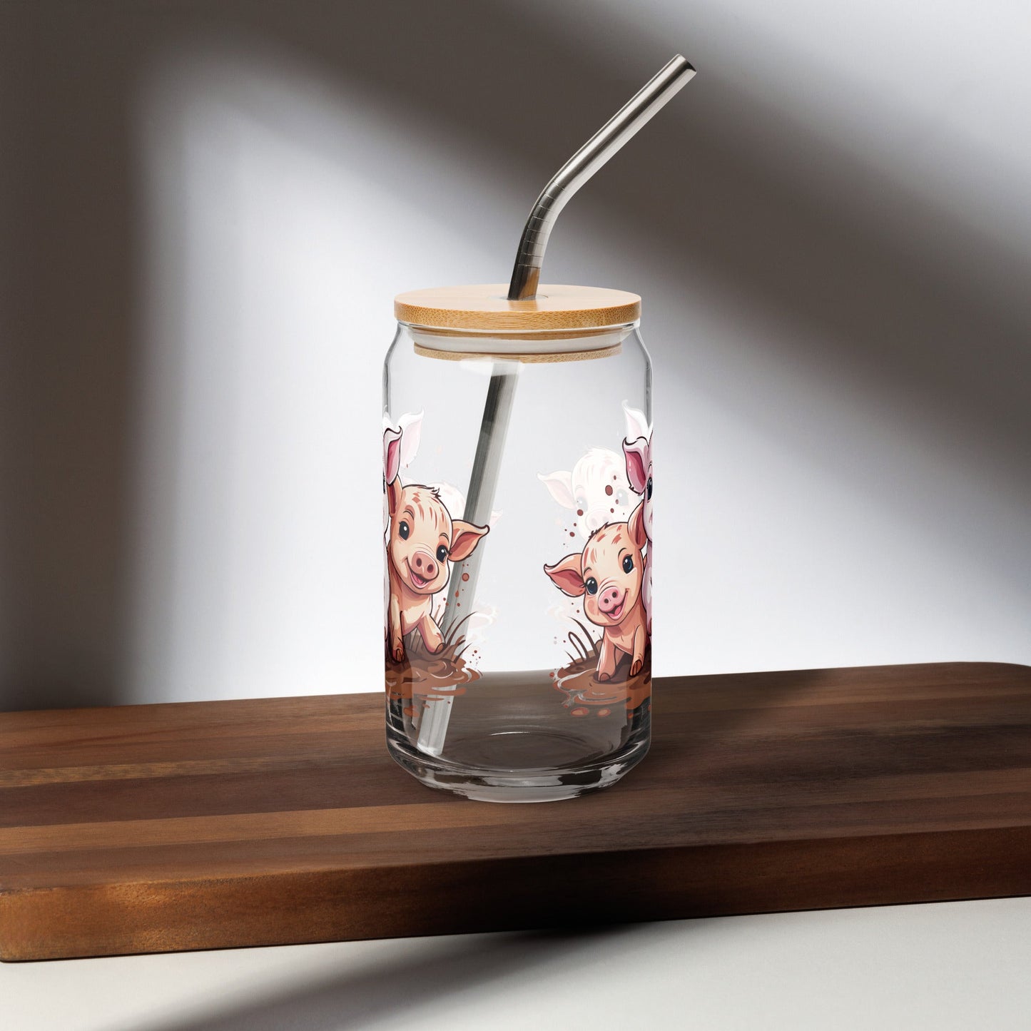 Pigs Can - Shaped Glass - Can - Shaped Glass - Discovery Co.