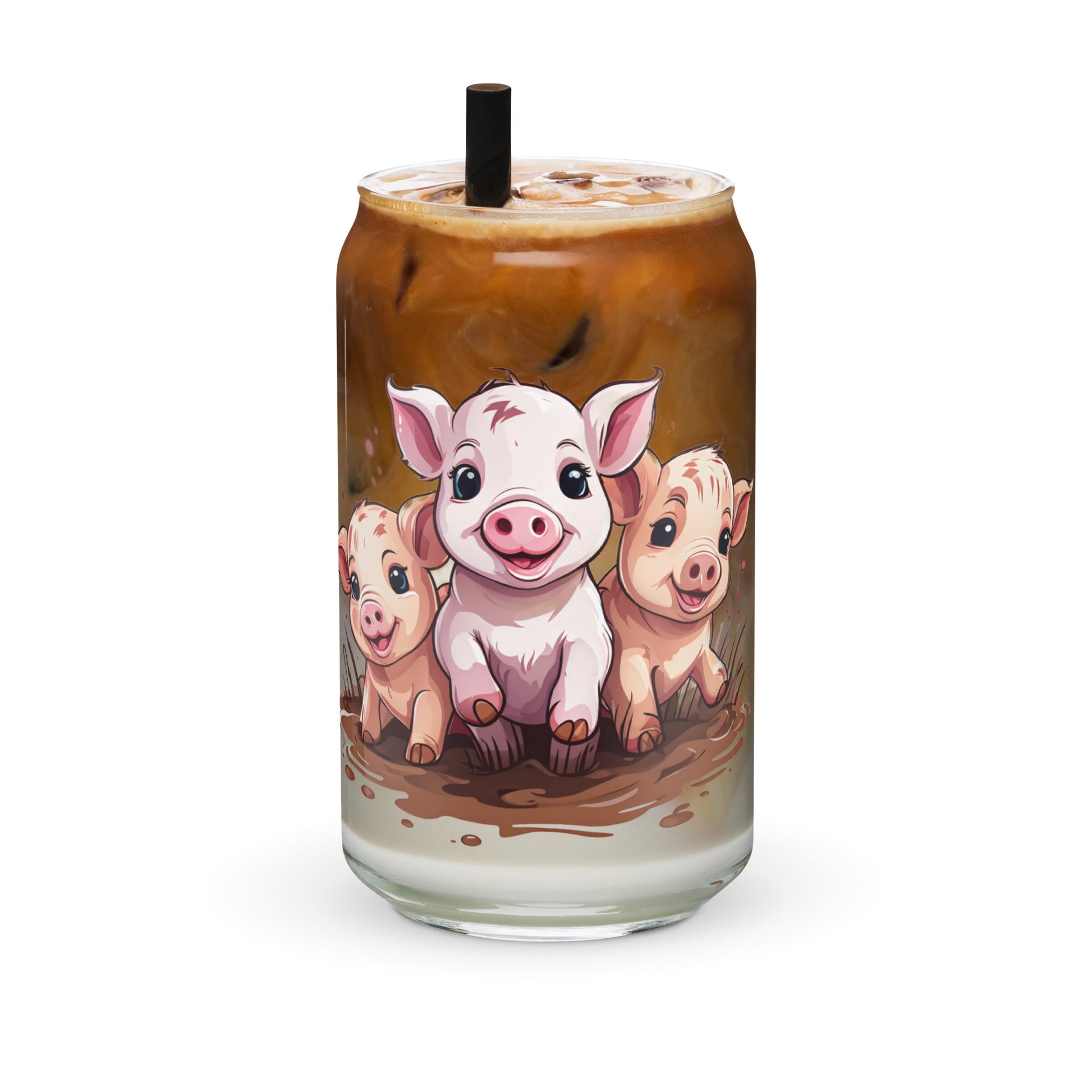 Pigs Can - Shaped Glass - Can - Shaped Glass - Discovery Co.