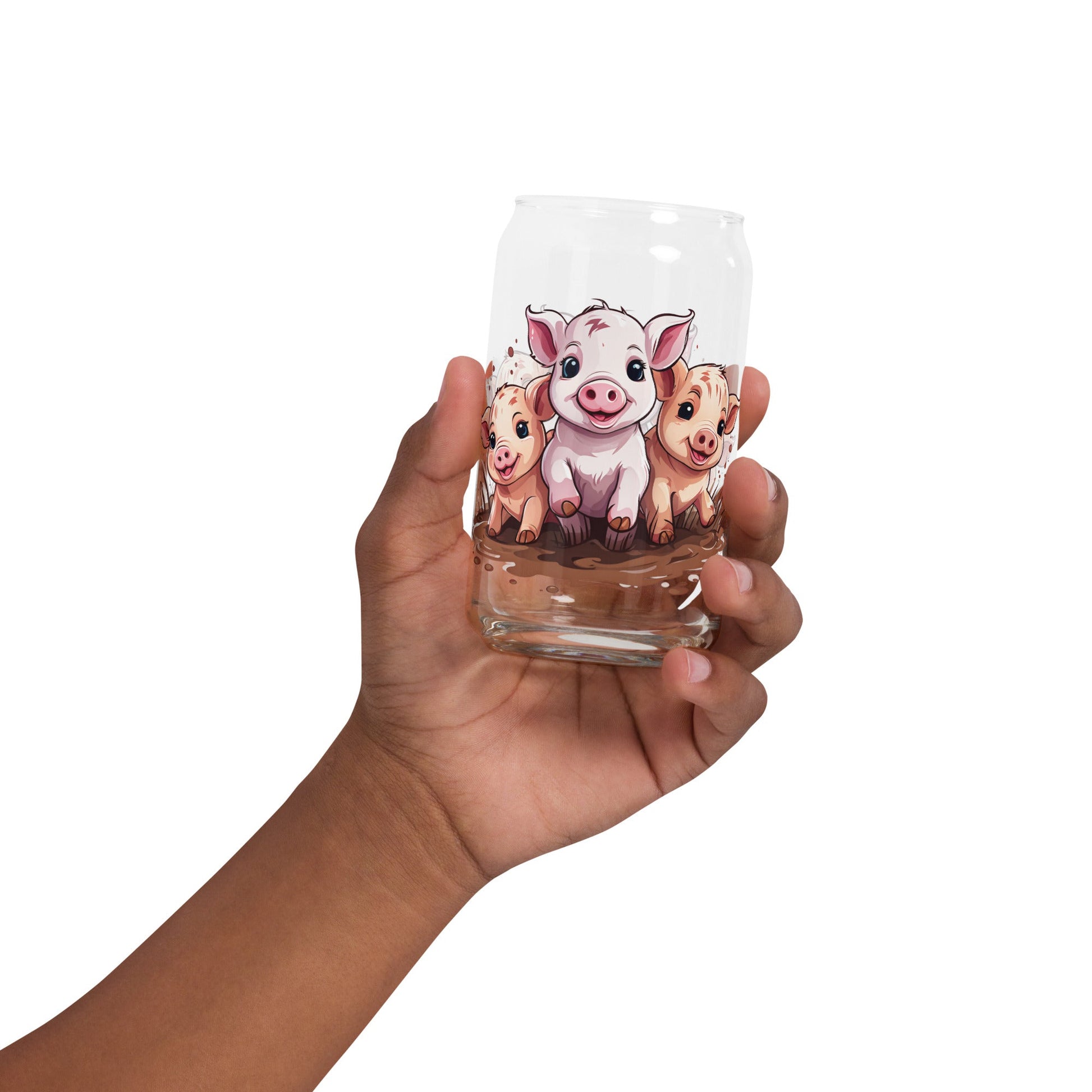 Pigs Can - Shaped Glass - Can - Shaped Glass - Discovery Co.