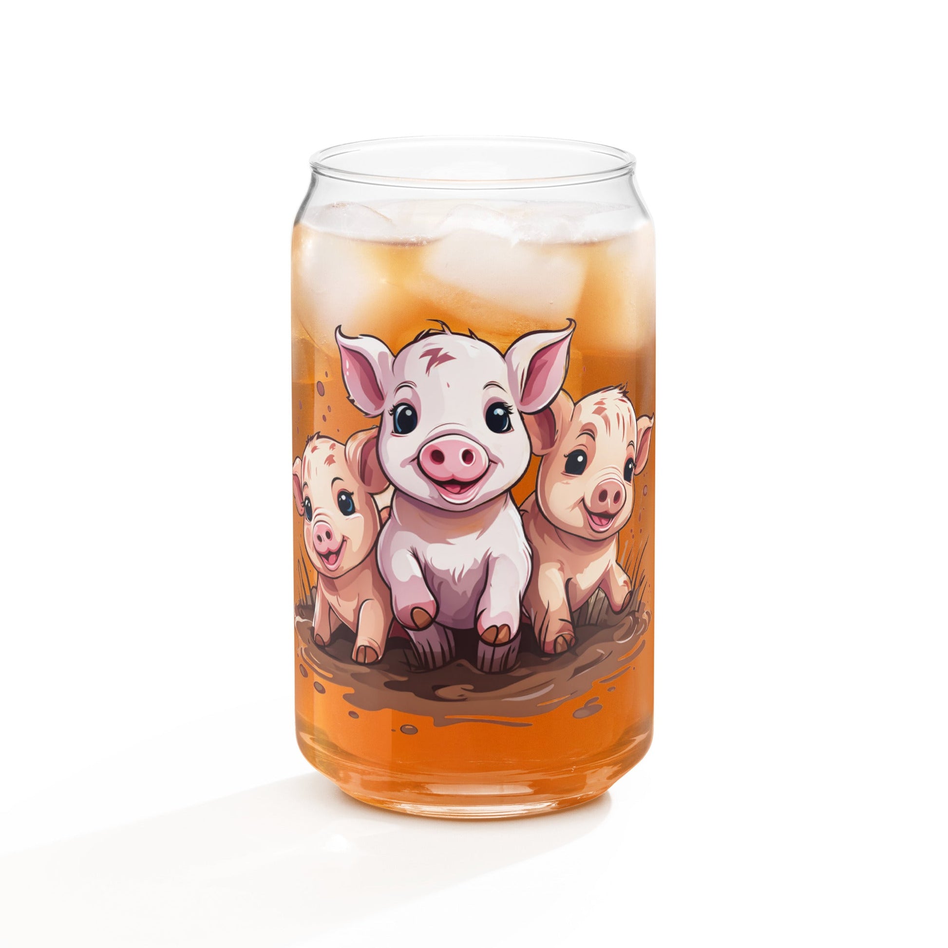 Pigs Can - Shaped Glass - Can - Shaped Glass - Discovery Co.