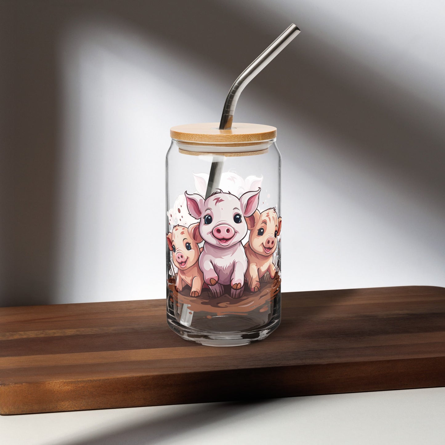 Pigs Can - Shaped Glass - Can - Shaped Glass - Discovery Co.