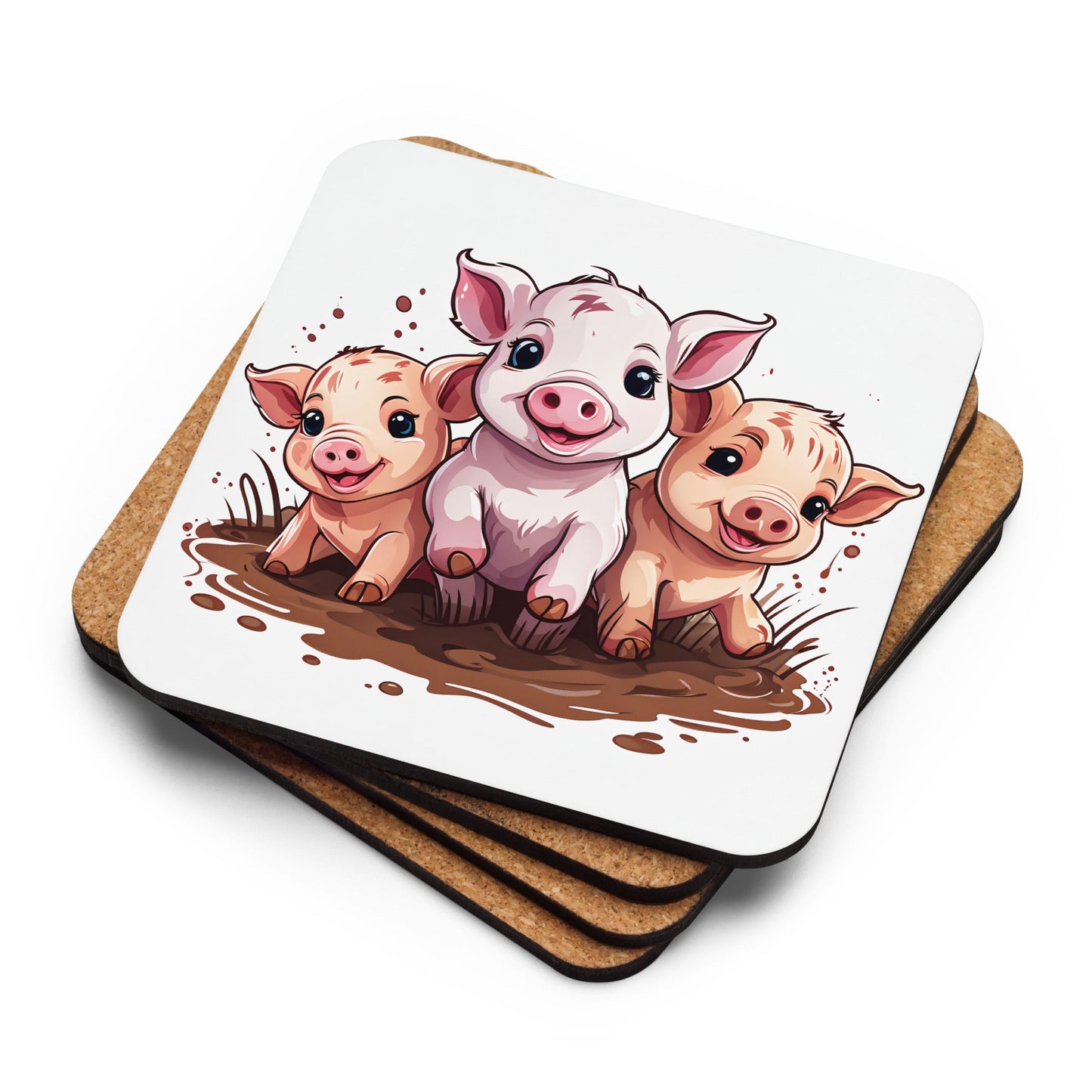 Pigs Cork - back Coaster - Coasters - Discovery Co.