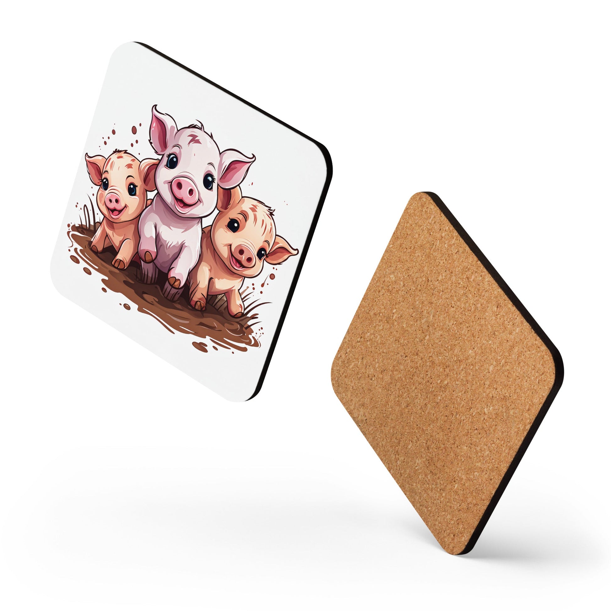 Pigs Cork - back Coaster - Coasters - Discovery Co.