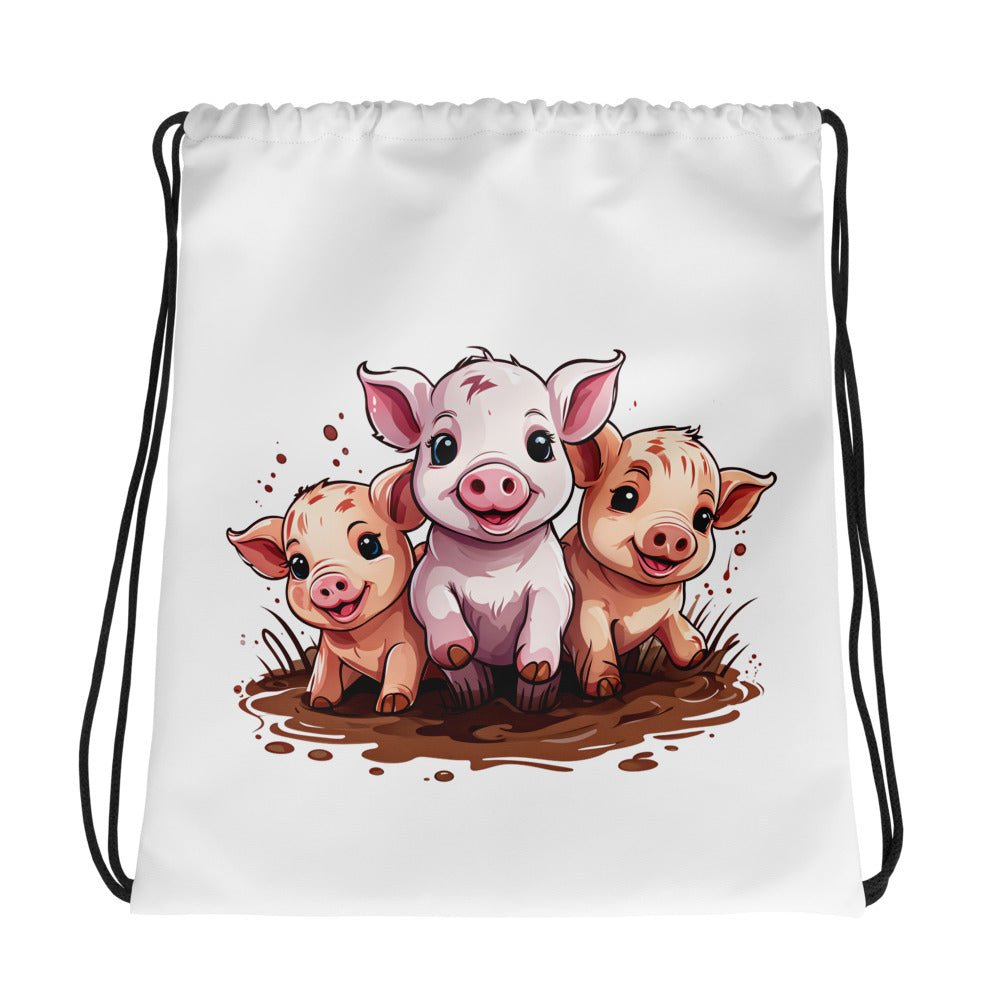 Pigs Drawstring Bag - Drawstring Bag - Discovery Co.