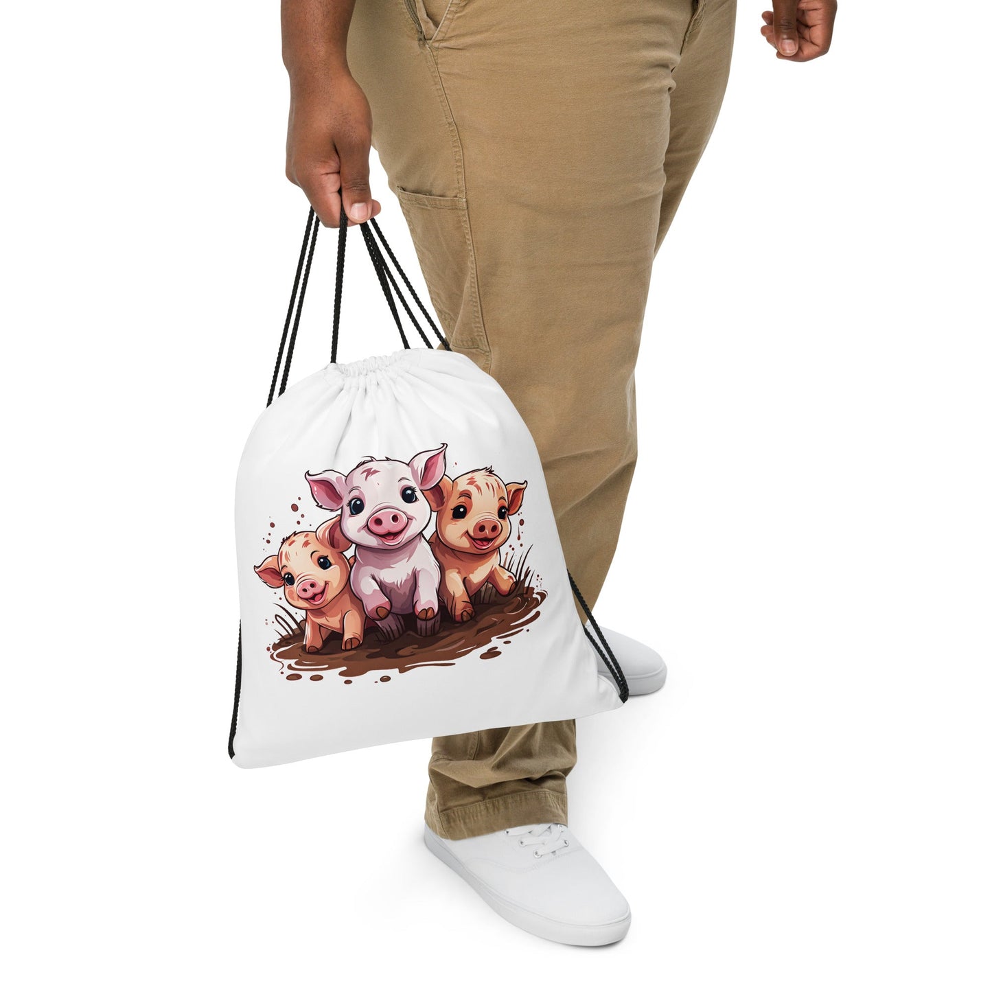 Pigs Drawstring Bag - Drawstring Bag - Discovery Co.