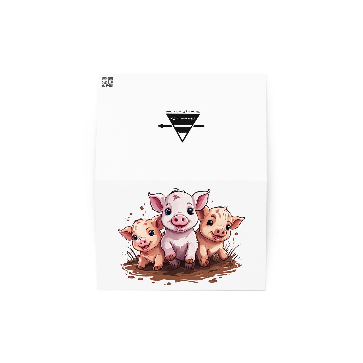 Pigs Greeting Card - Greeting Card - Discovery Co.