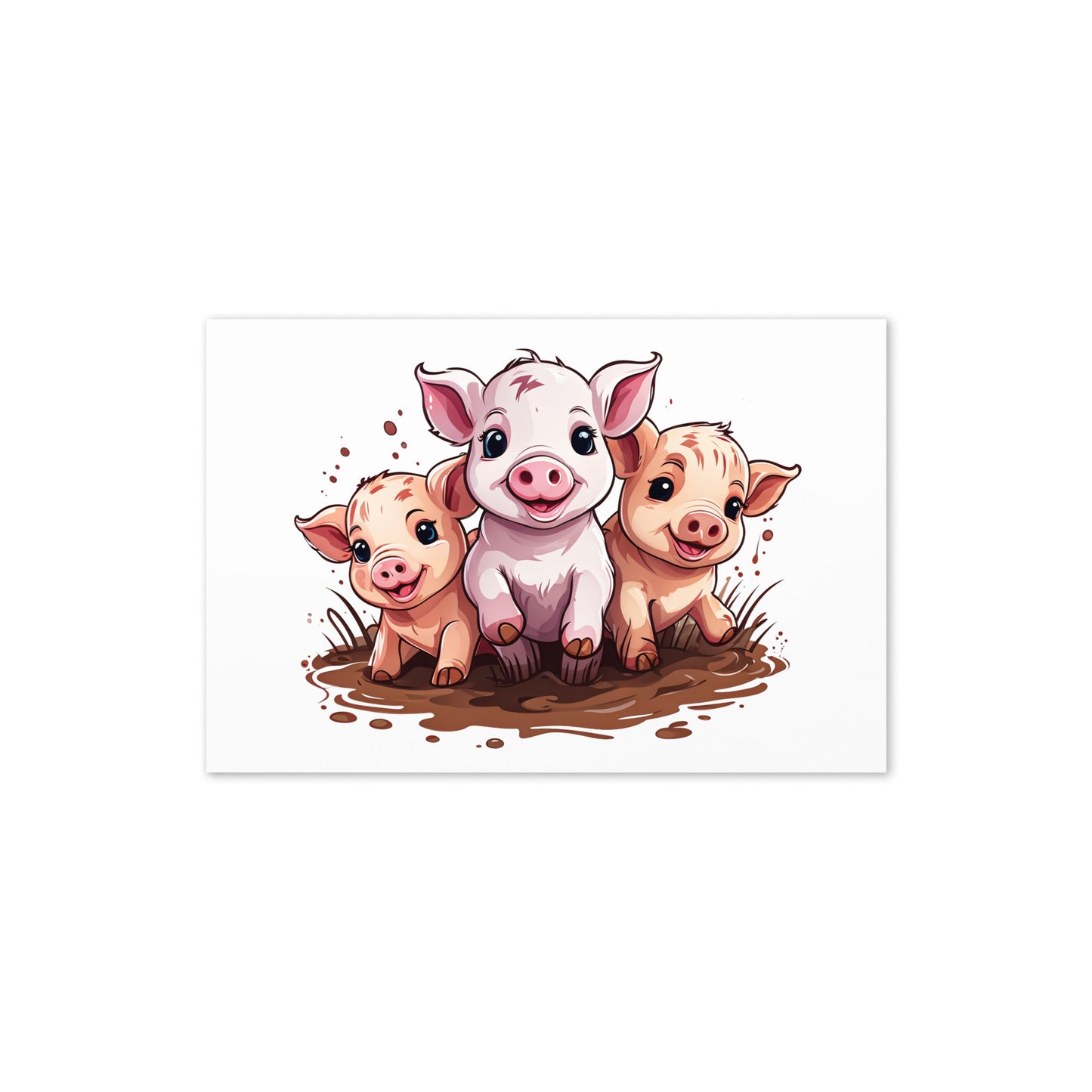 Pigs Greeting Card - Greeting Card - Discovery Co.