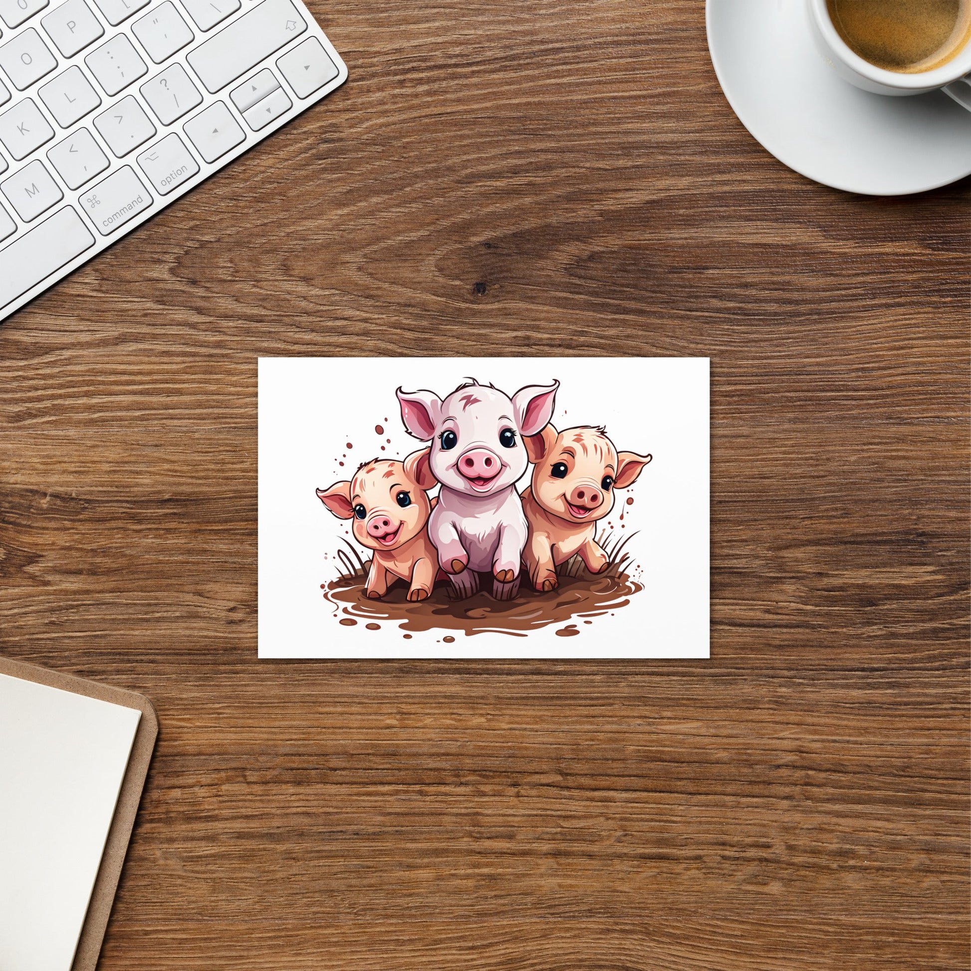 Pigs Greeting Card - Greeting Card - Discovery Co.