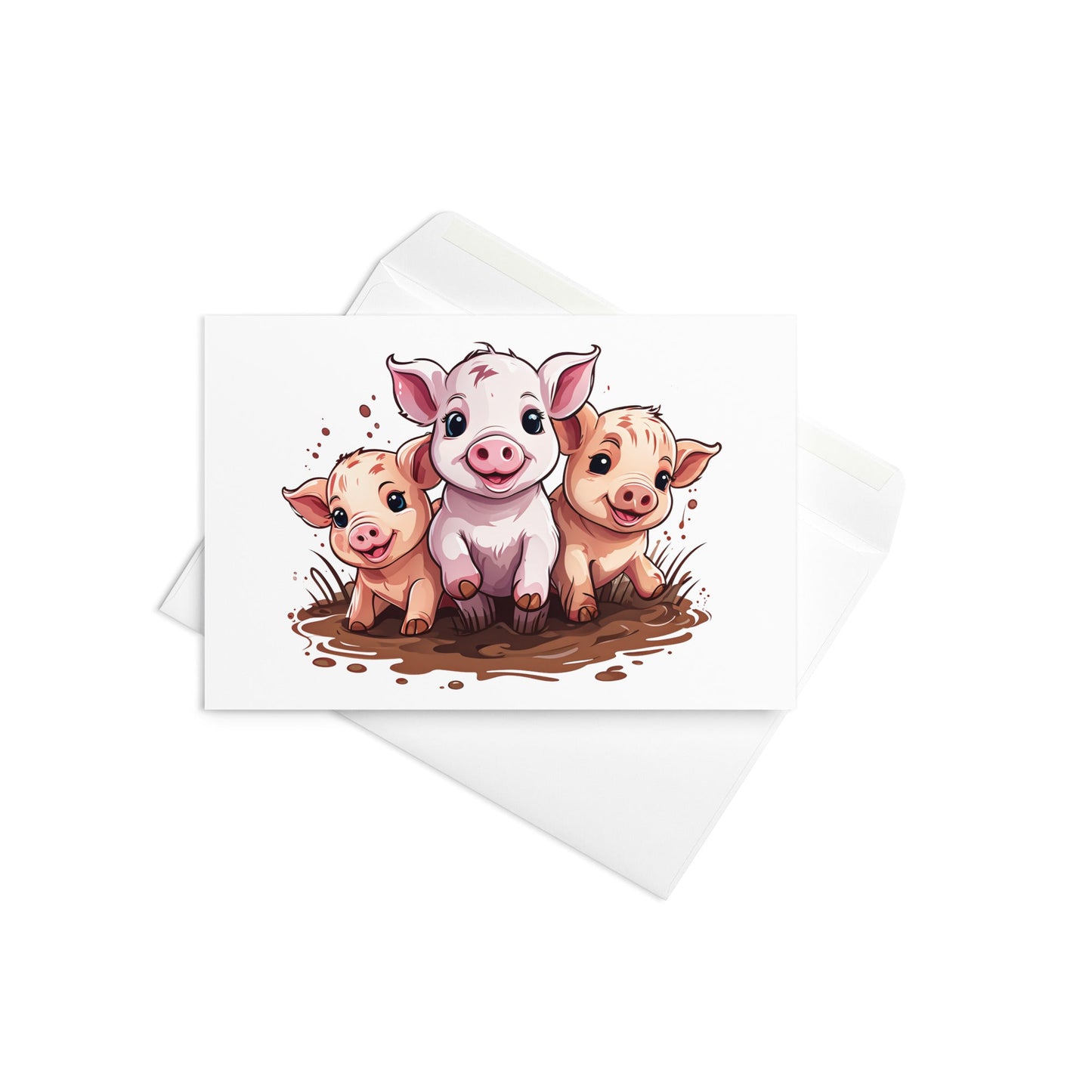 Pigs Greeting Card - Greeting Card - Discovery Co.