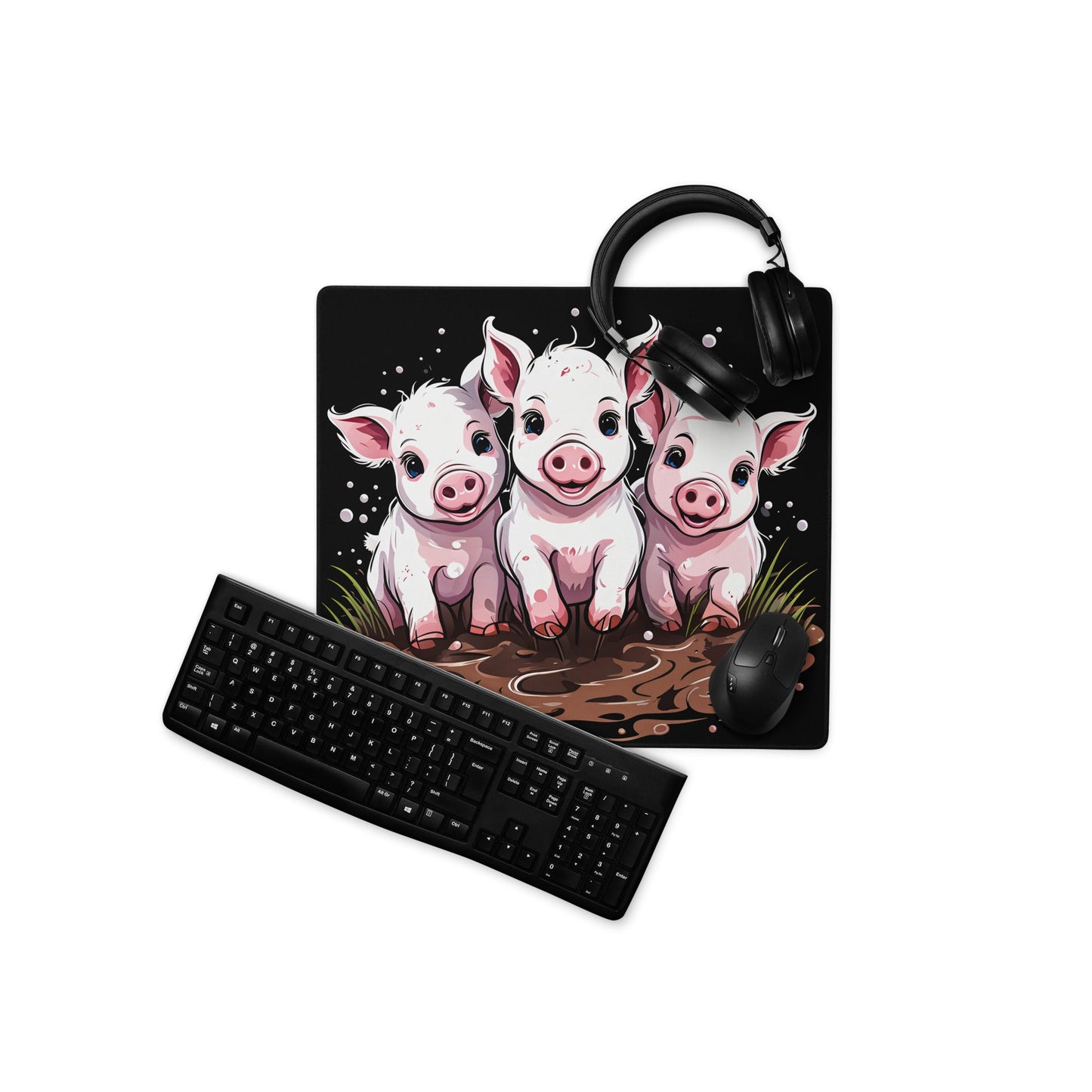 Pigs In The Mud Gaming Mouse Pad - Mouse Pads - Discovery Co.