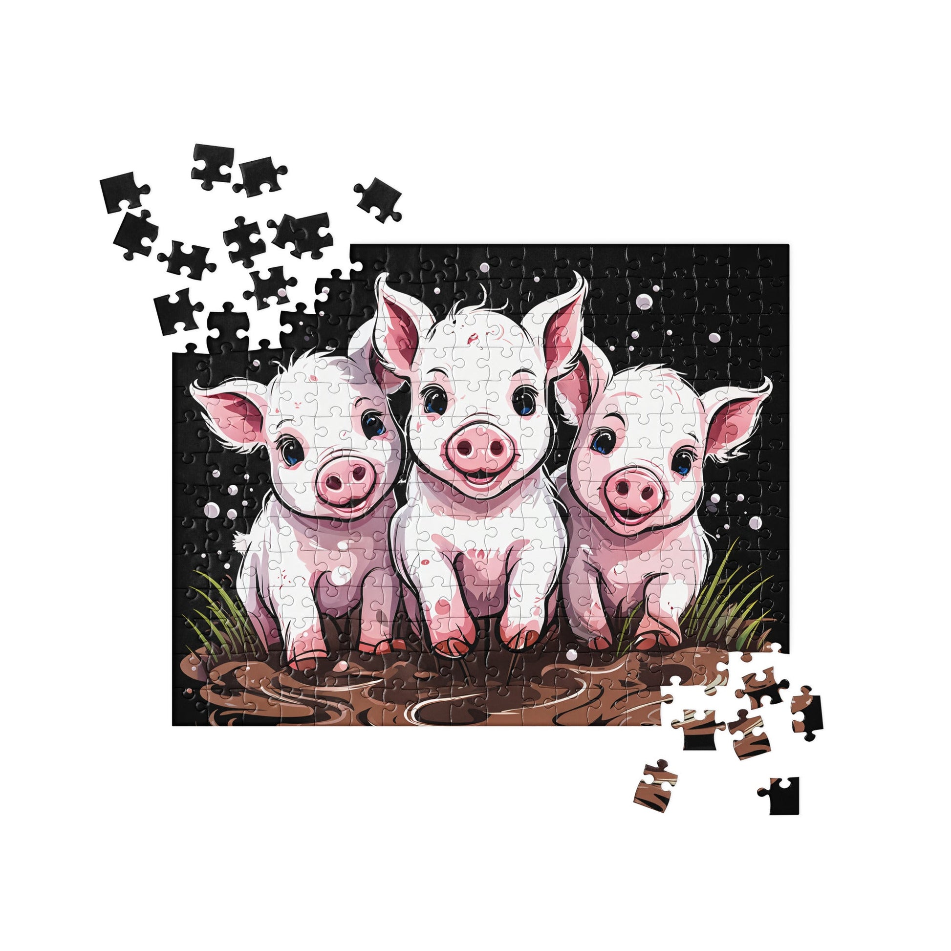 Pigs In The Mud Jigsaw puzzle - Puzzle - Discovery Co.