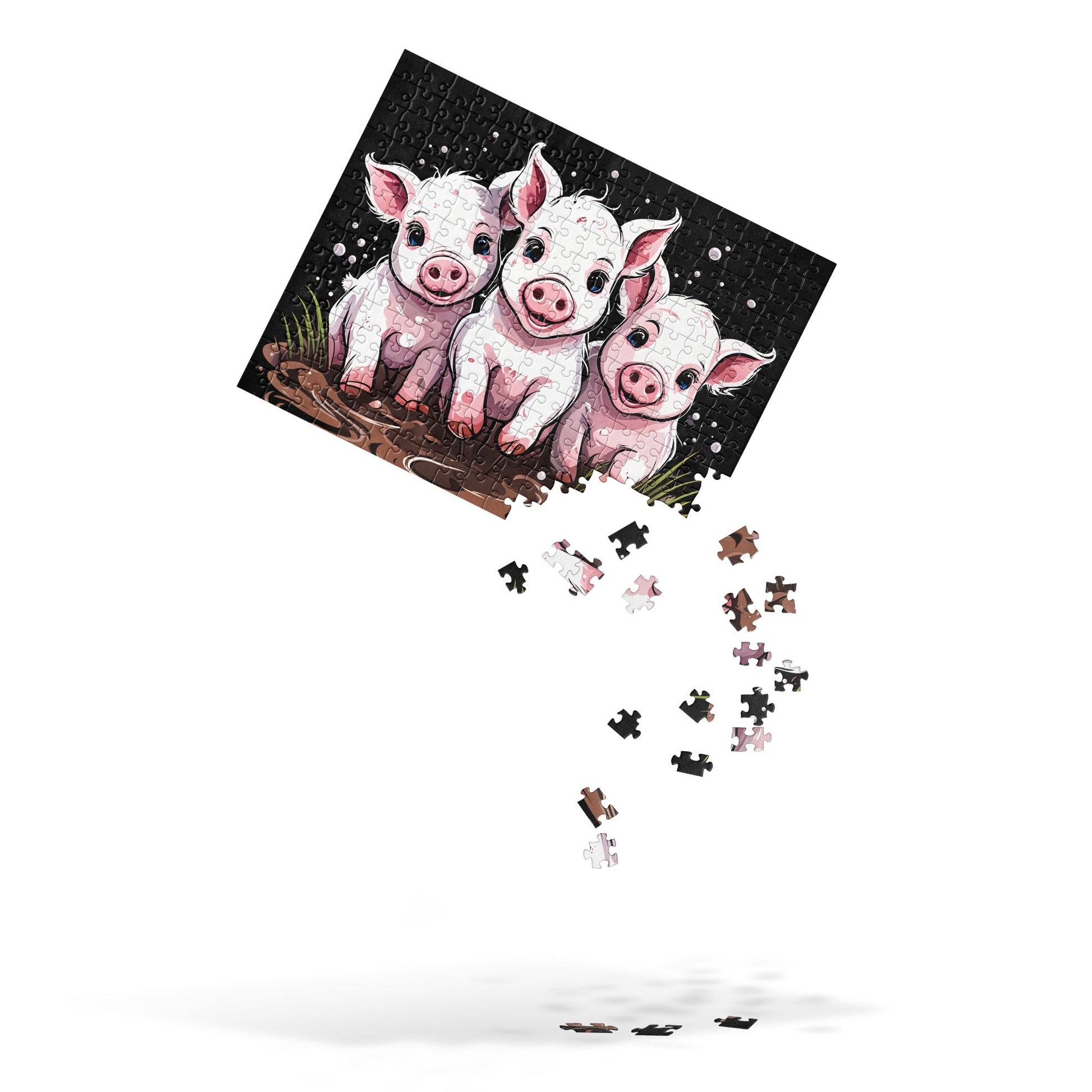 Pigs In The Mud Jigsaw Puzzle - Puzzle - Discovery Co.