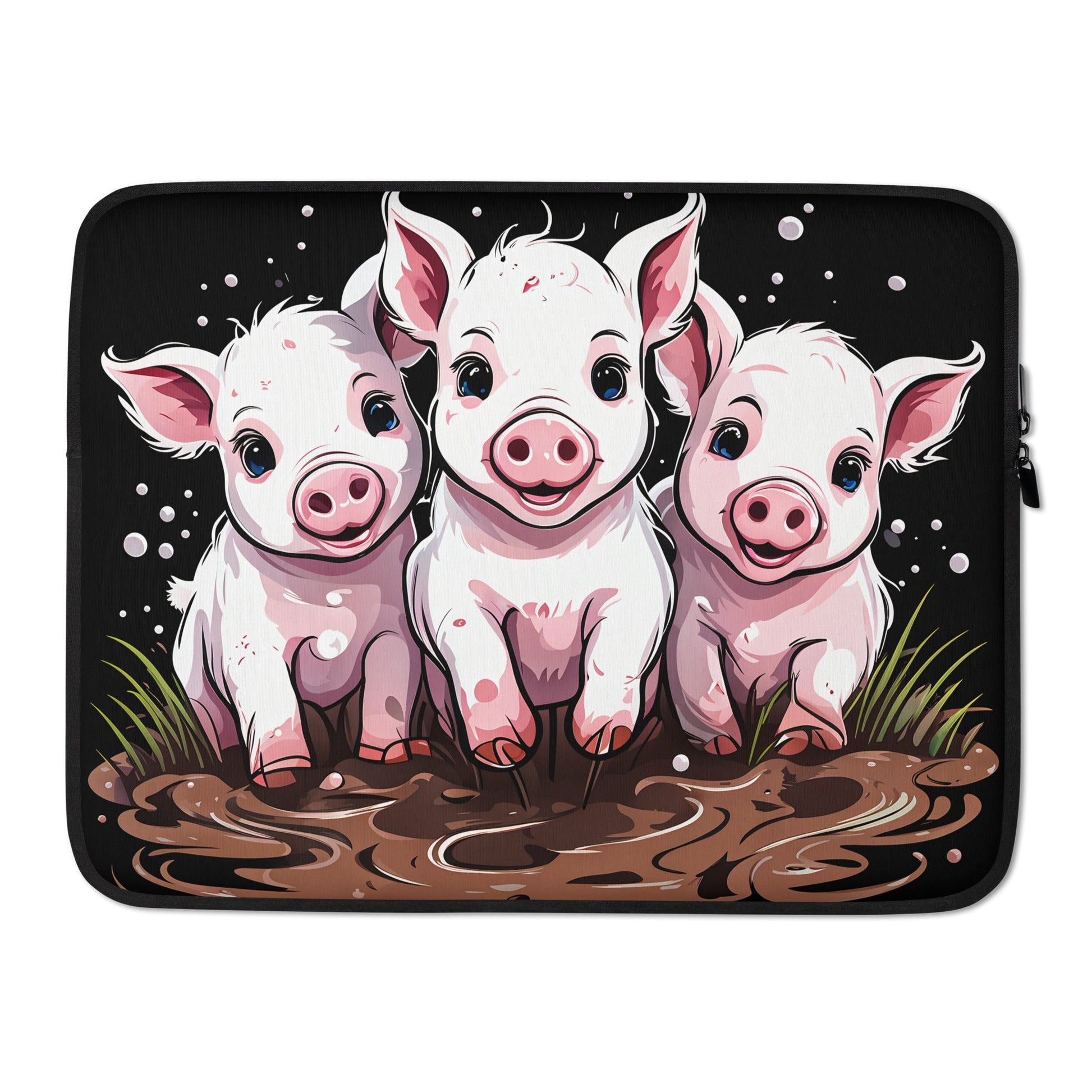 Pigs In The Mud Laptop Sleeve - Laptop Cases - Discovery Co.