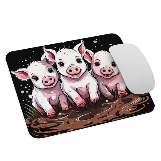 Pigs In The Mud Mouse Pad - Discovery Co.