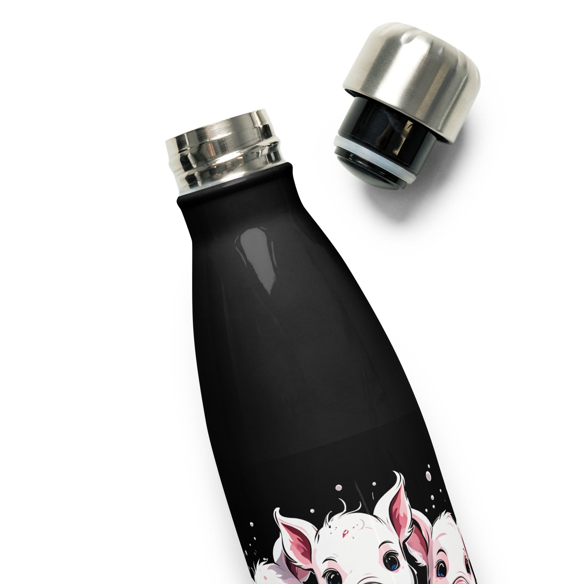 Pigs In The Mud Stainless Steel Water Bottle - Stainless Steel Water Bottle - Discovery Co.