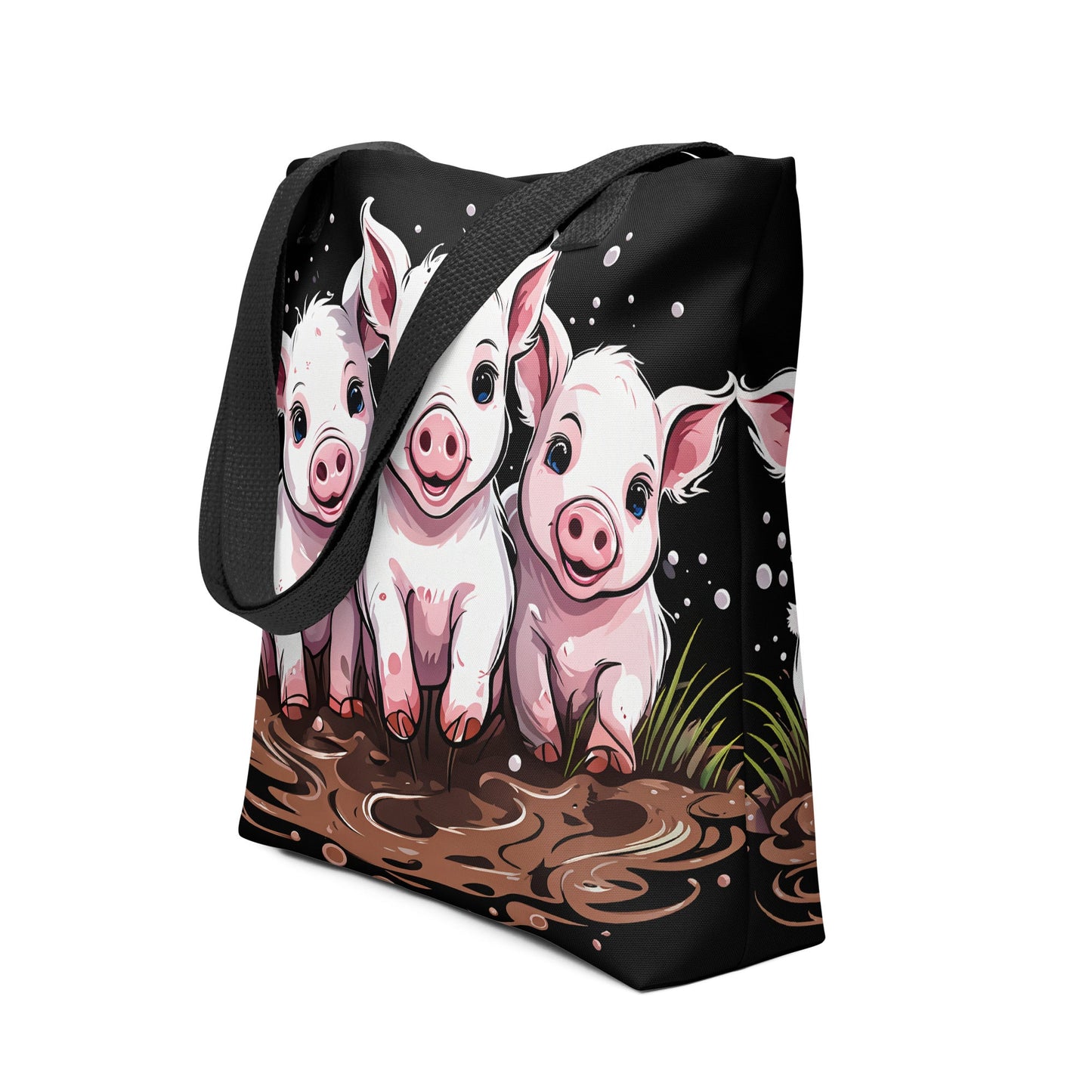 Pigs In The Mud Tote Bag - Tote Bags - Discovery Co.