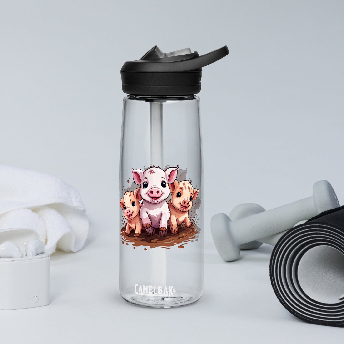 Pigs Sports Water Bottle - Sports Water Bottle - Discovery Co.