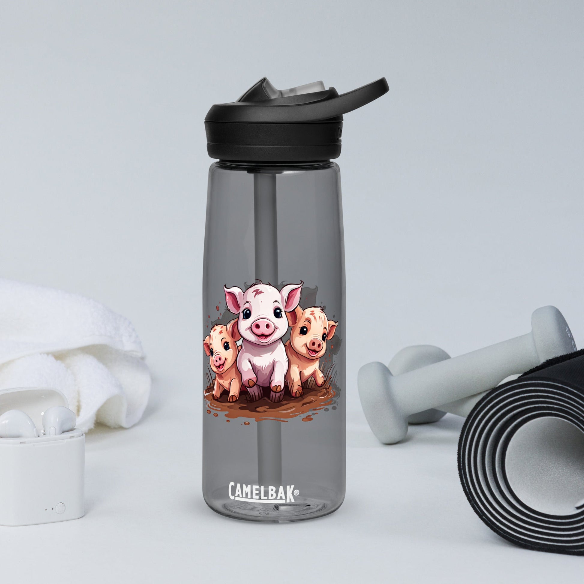 Pigs Sports Water Bottle - Sports Water Bottle - Discovery Co.