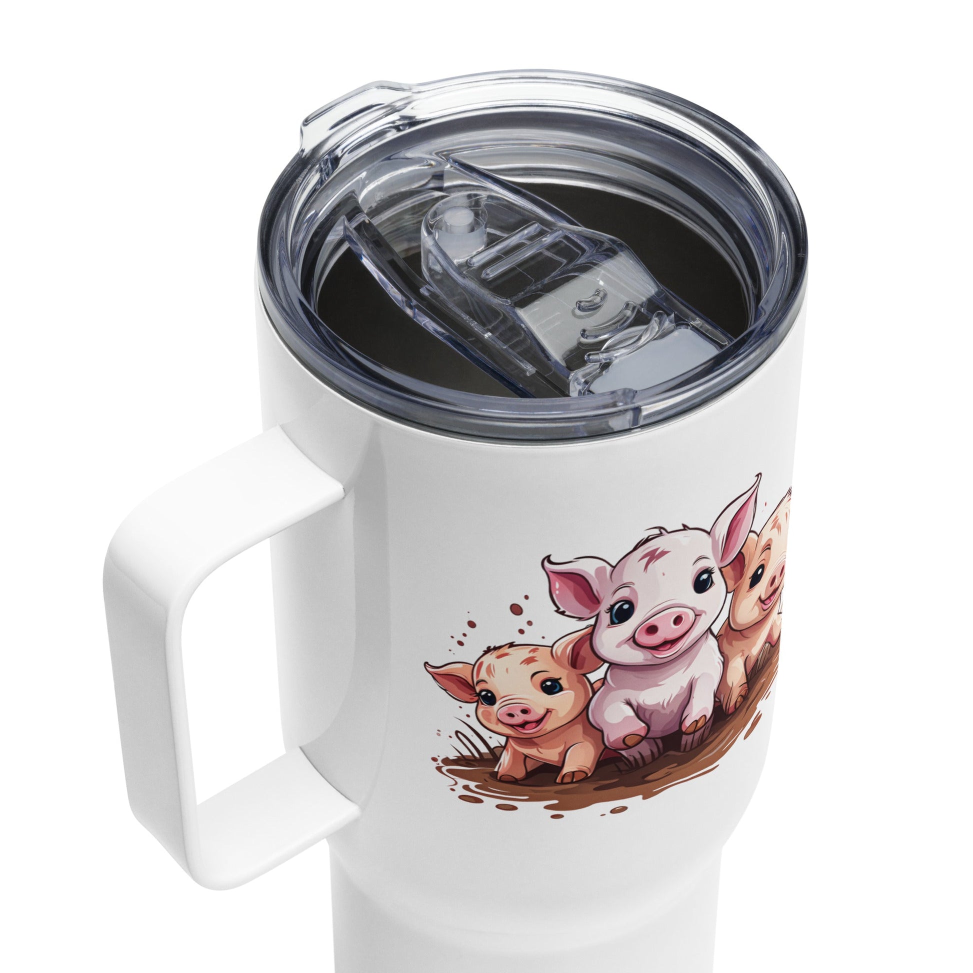 Pigs Stainless Steel Travel Mug (25 oz and 40 oz) - Travel Mug - Discovery Co.