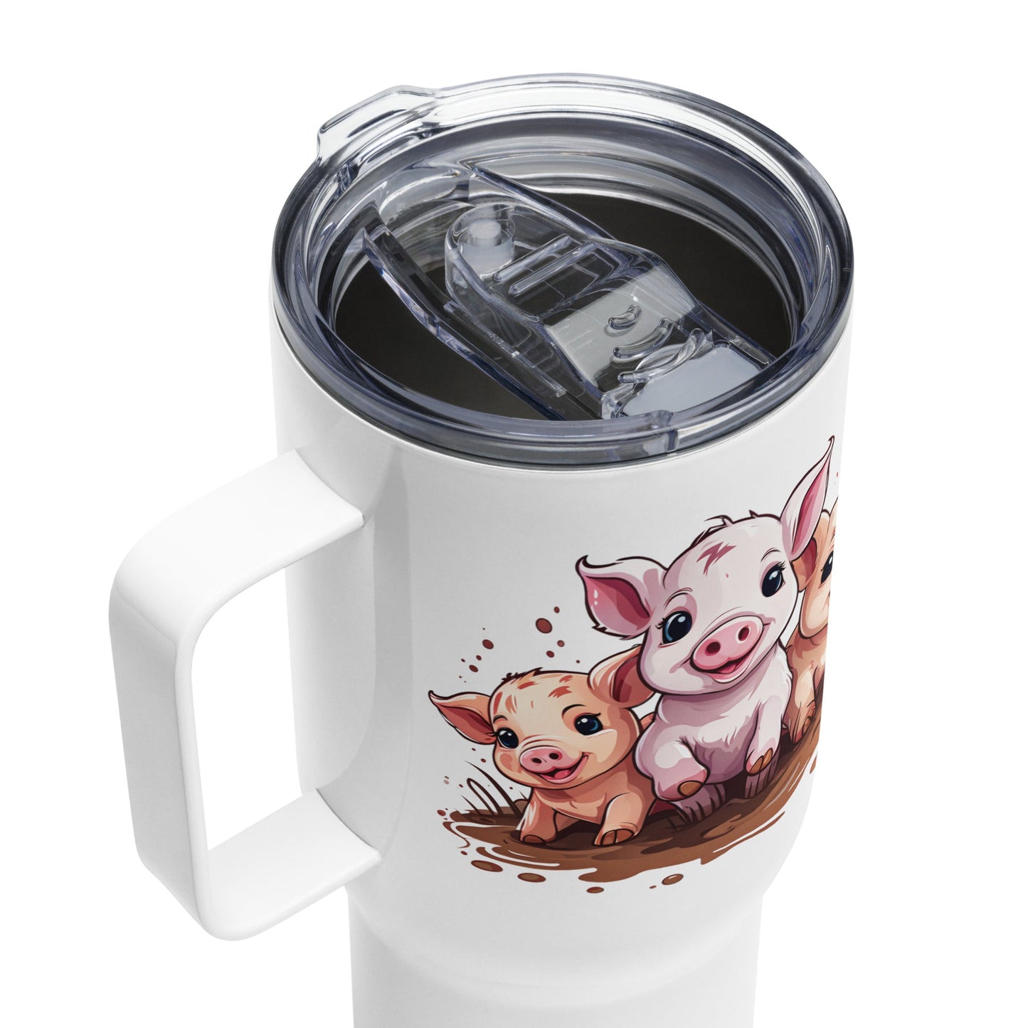 Pigs Stainless Steel Travel Mug (25 oz) - Travel Mug - Discovery Co.