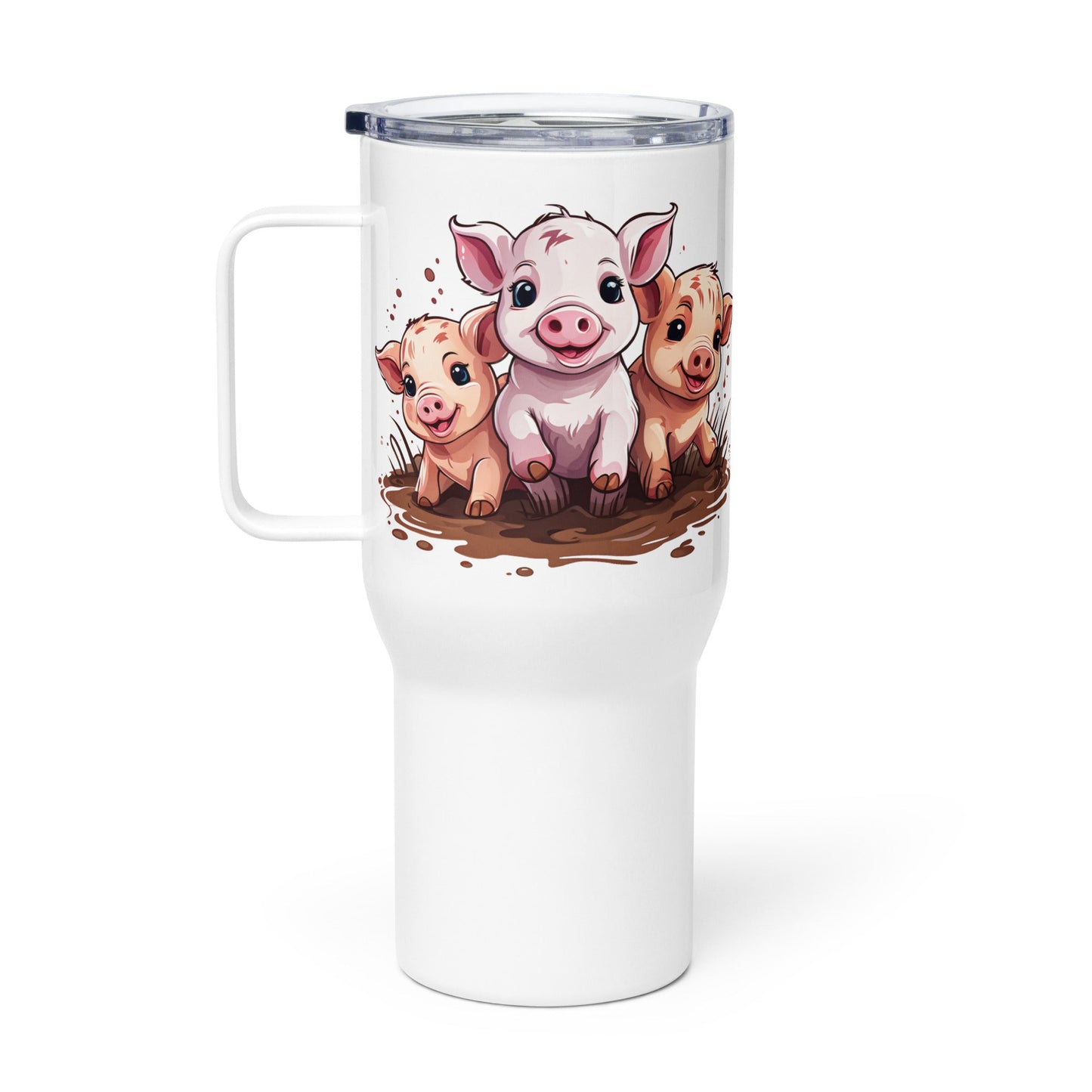 Pigs Stainless Steel Travel Mug (25 oz) - Travel Mug - Discovery Co.