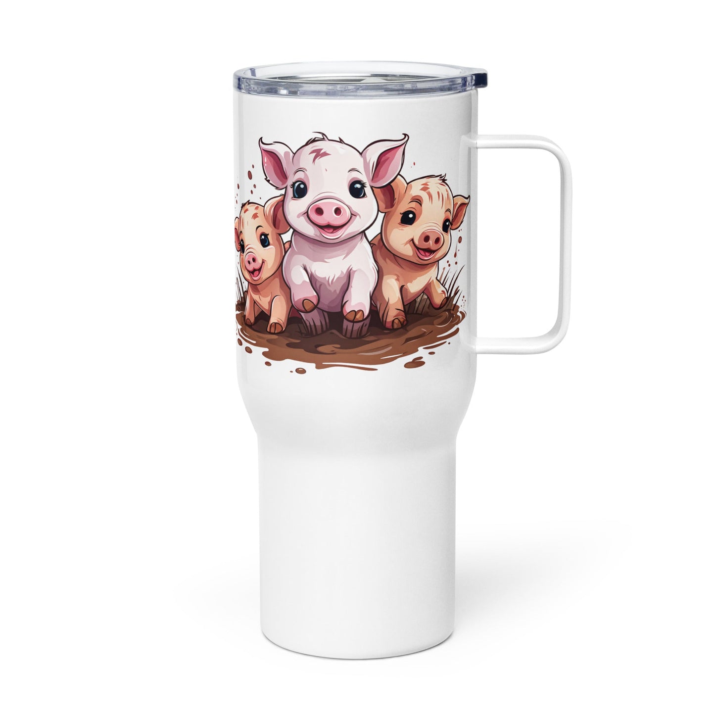 Pigs Stainless Steel Travel Mug (25 oz) - Travel Mug - Discovery Co.