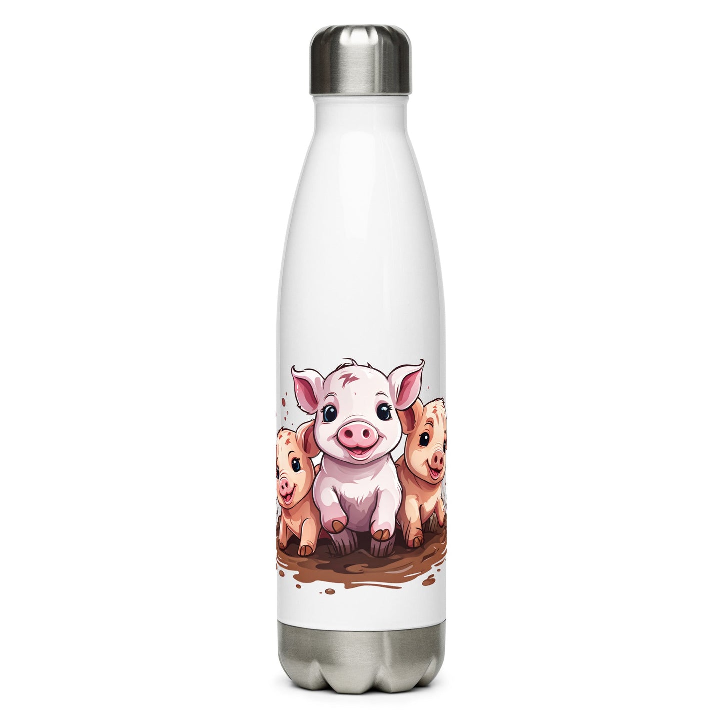 Pigs Stainless Steel Water Bottle - Stainless Steel Water Bottle - Discovery Co.