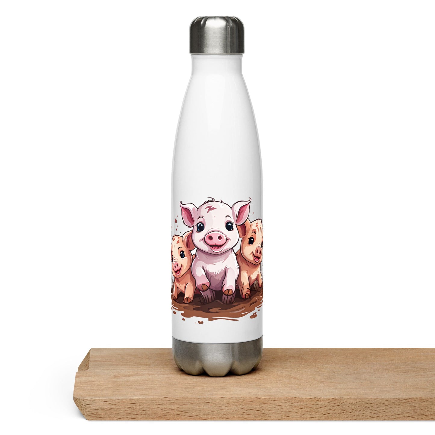 Pigs Stainless Steel Water Bottle - Stainless Steel Water Bottle - Discovery Co.