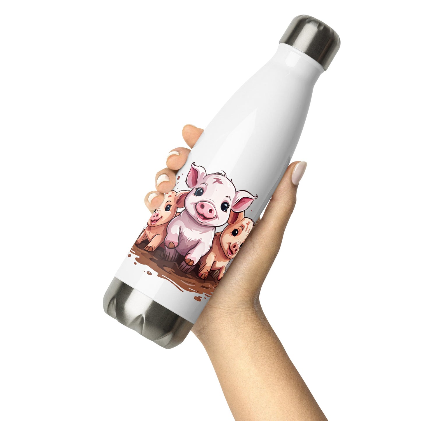 Pigs Stainless Steel Water Bottle - Stainless Steel Water Bottle - Discovery Co.