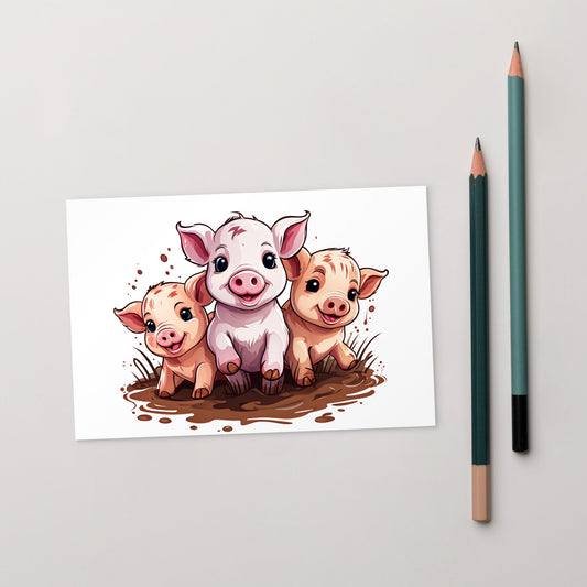 Pigs Standard Postcard - Post Cards - Discovery Co.