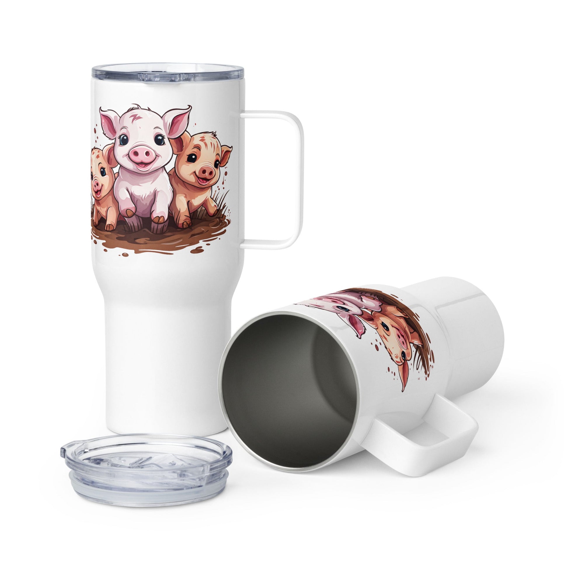 Pigs Travel Mug (25 oz) - Travel Mug - Discovery Co.