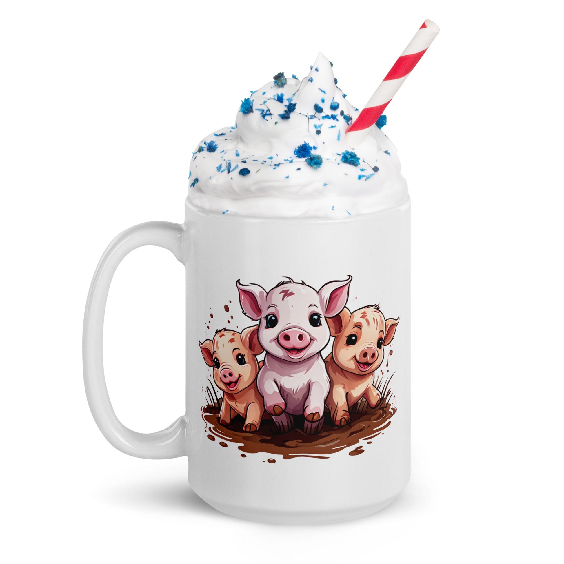 Pigs White Glossy Mug (11 oz, 15 oz, 20 oz) - Mugs - Discovery Co.